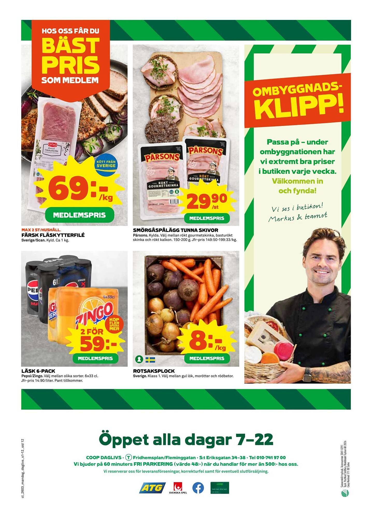 Coop Daglivs reklamblad