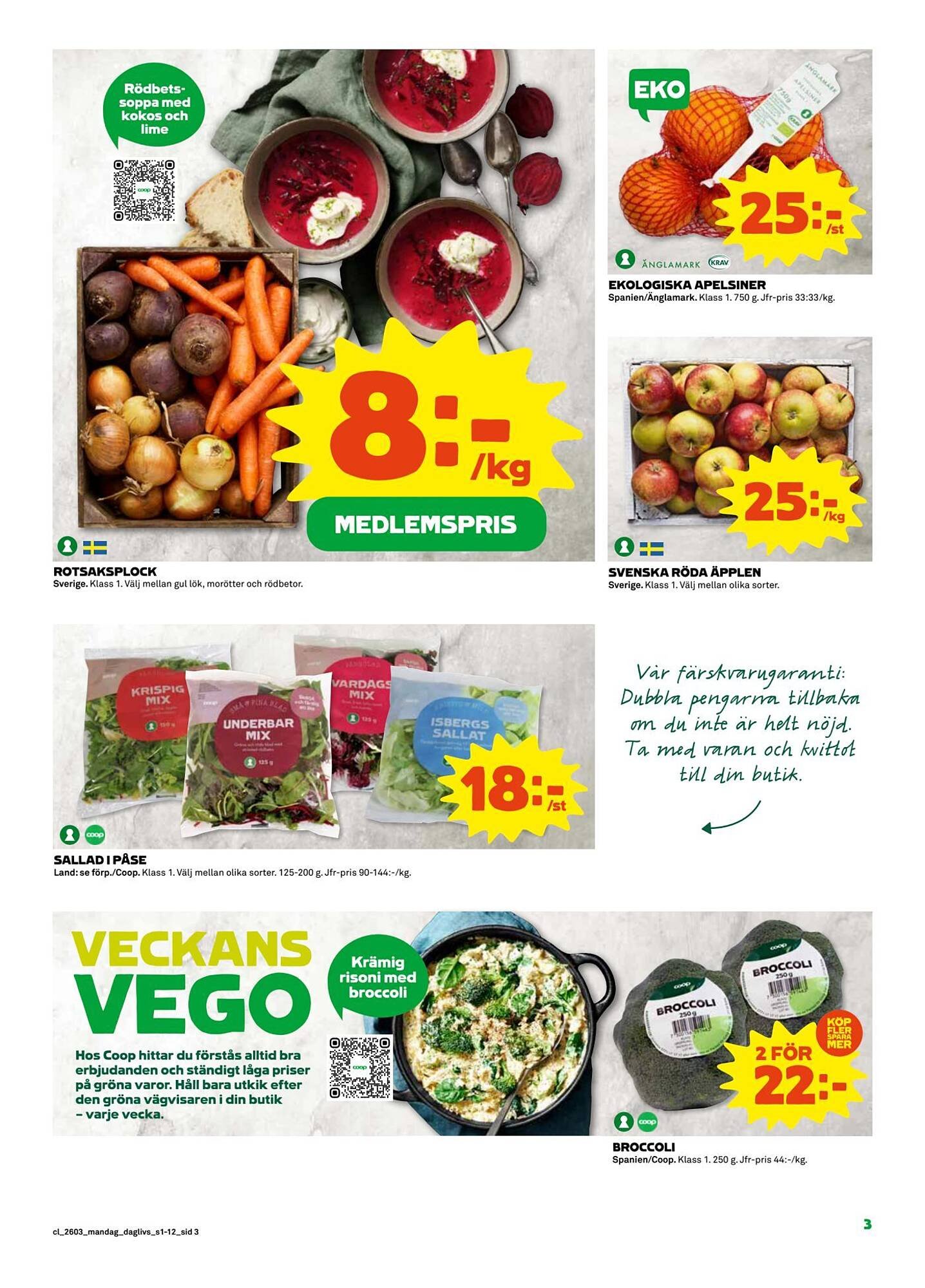 Coop Daglivs reklamblad