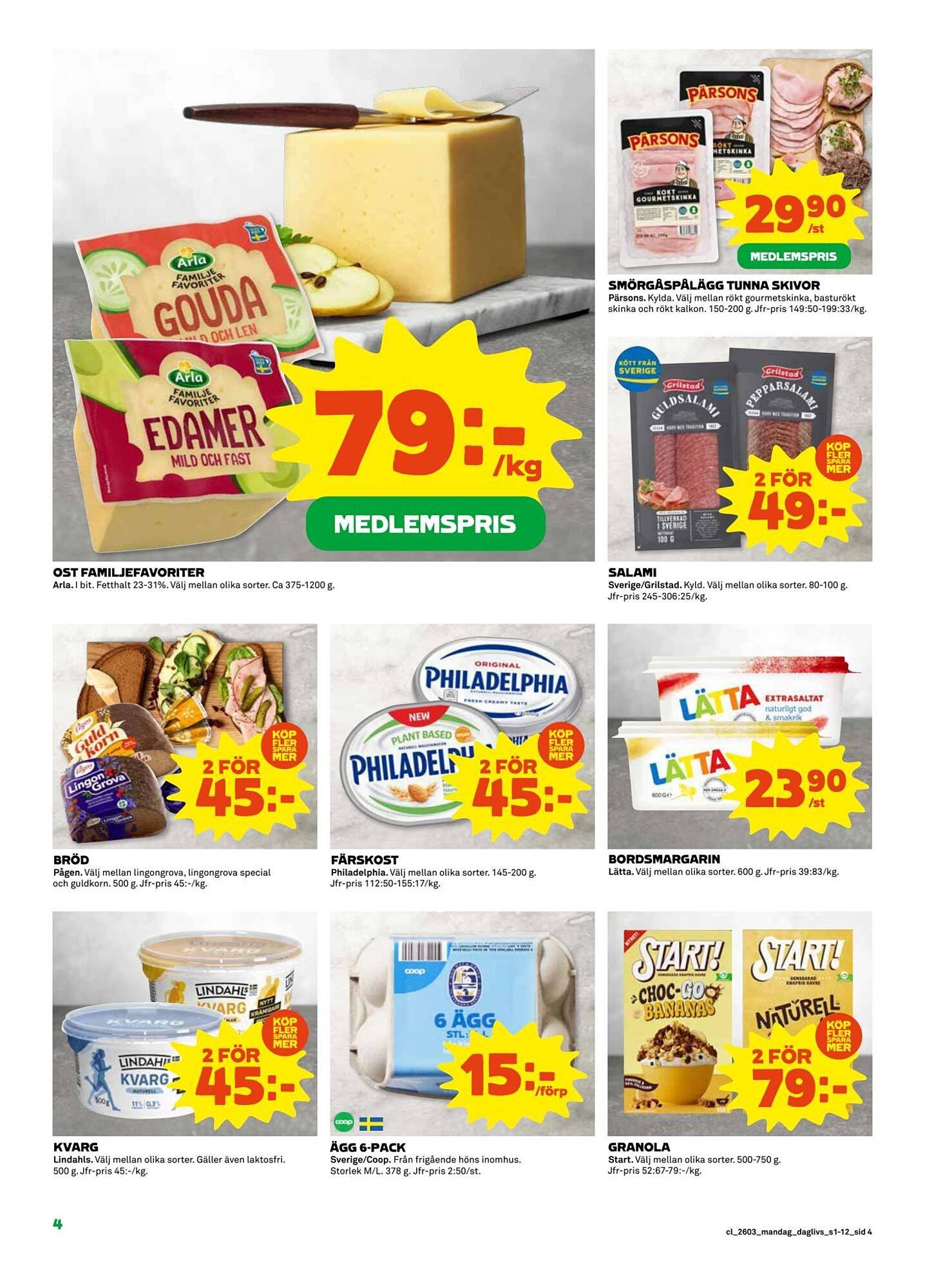 Coop Daglivs reklamblad