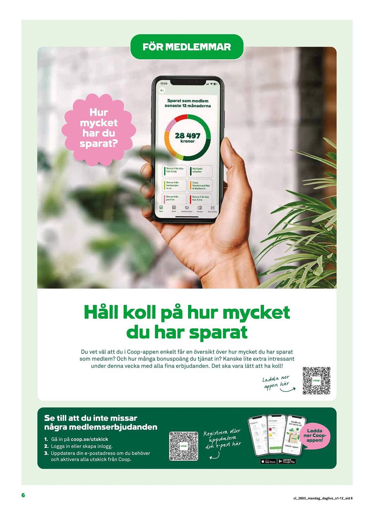 Coop Daglivs reklamblad
