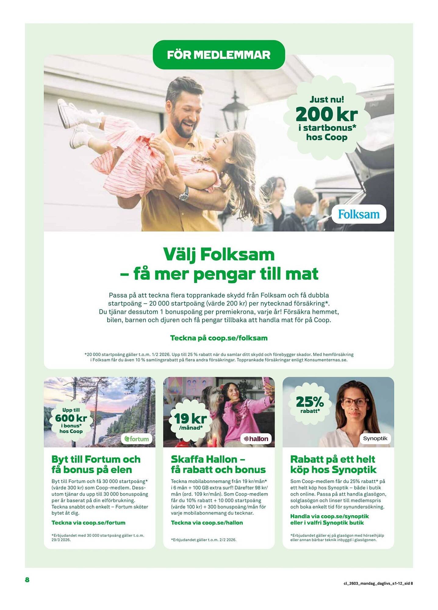 Coop Daglivs reklamblad