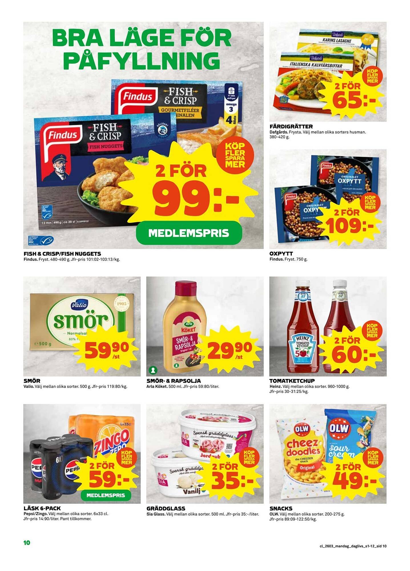 Coop Daglivs reklamblad