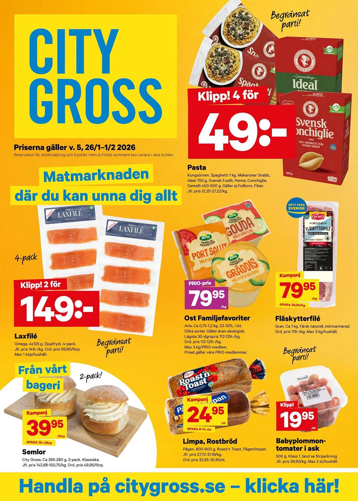 City Gross reklamblad