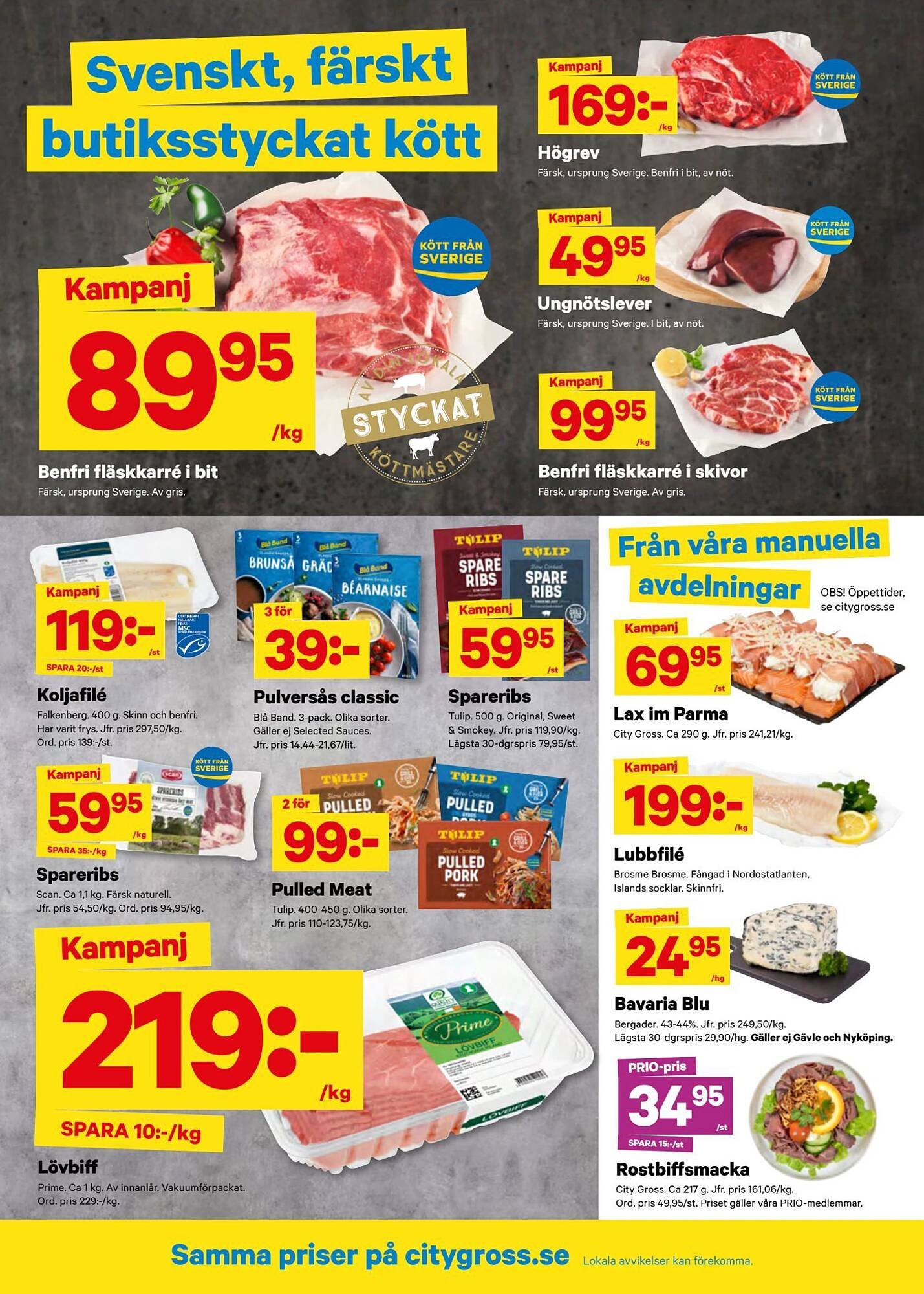 City Gross reklamblad