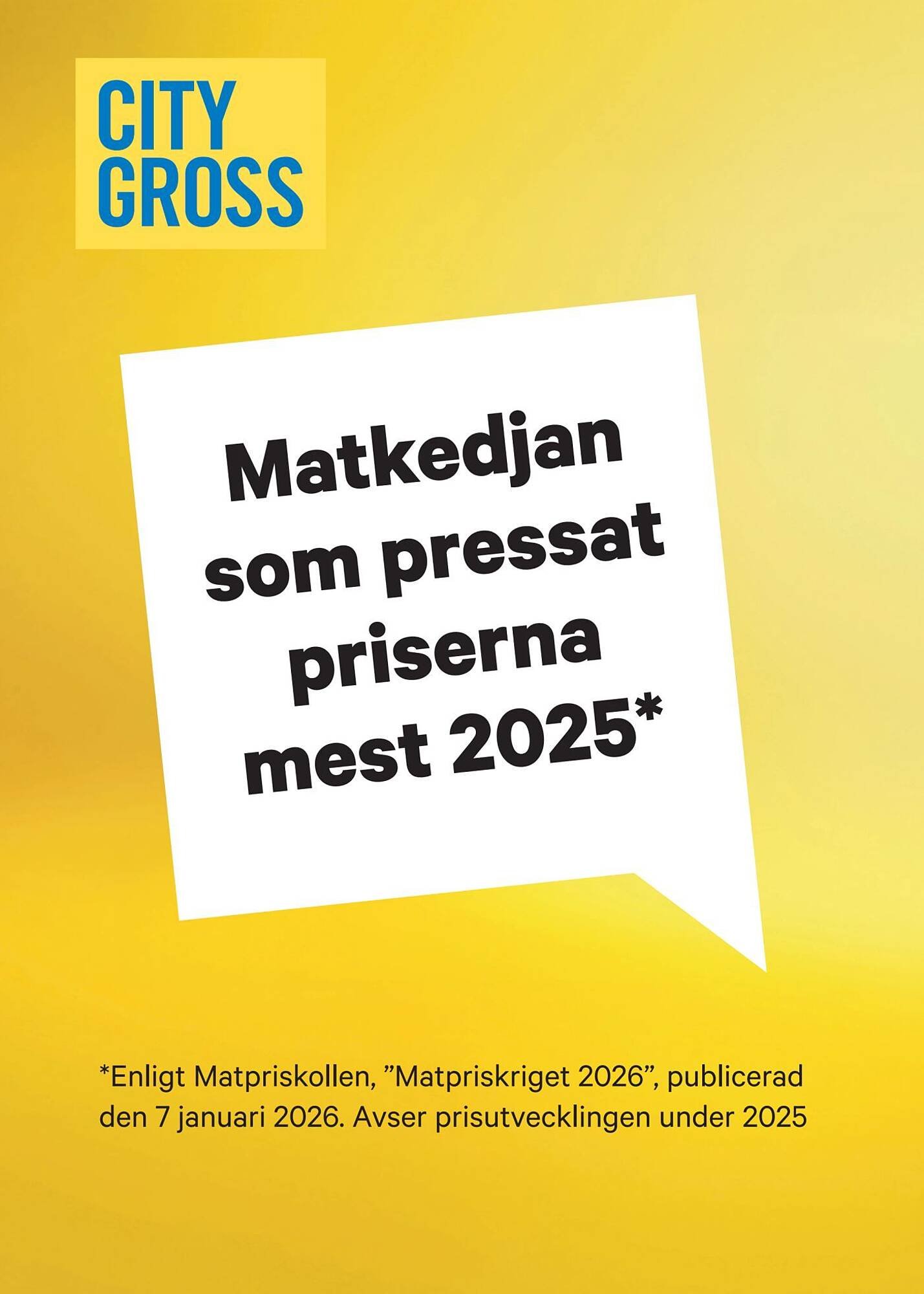 City Gross reklamblad