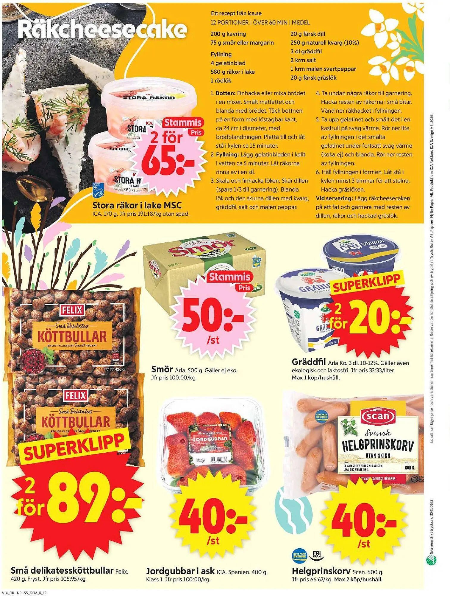 ICA Supermarket reklamblad