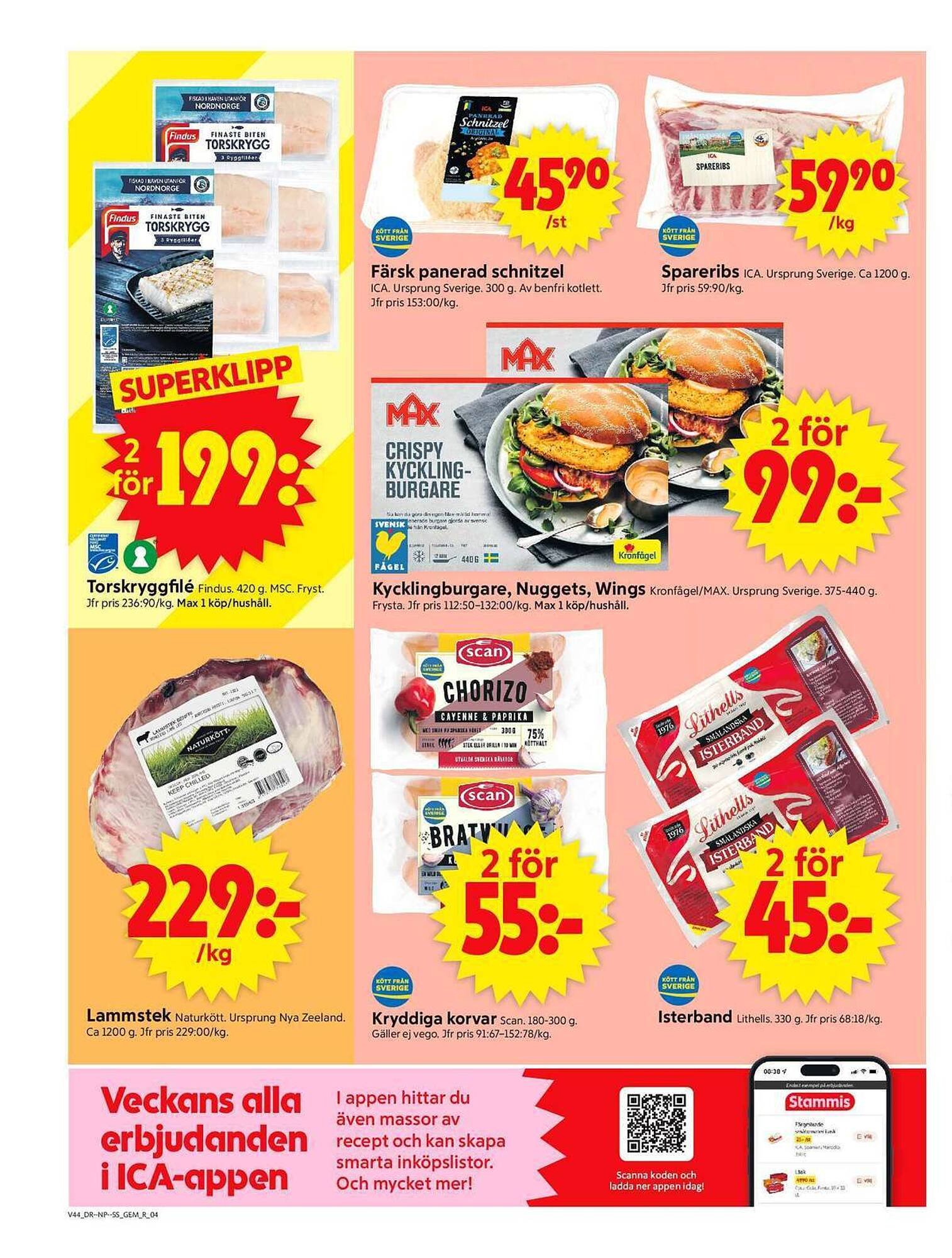 ICA Supermarket reklamblad (2025-10-27 - 2025-11-02)