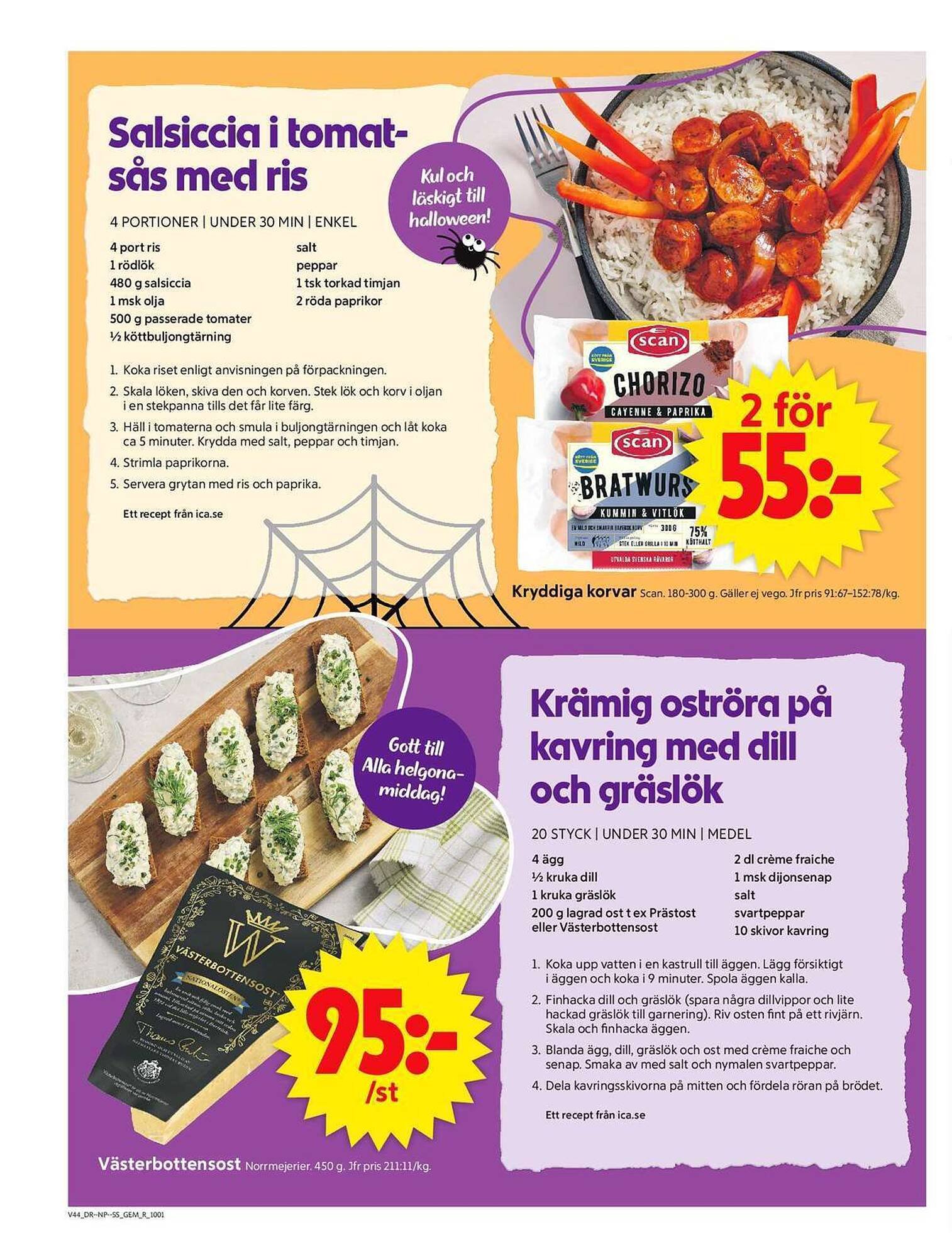 ICA Supermarket reklamblad (2025-10-27 - 2025-11-02)