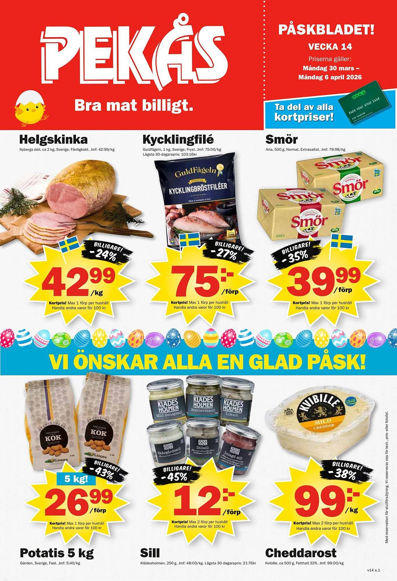 Pekås reklamblad