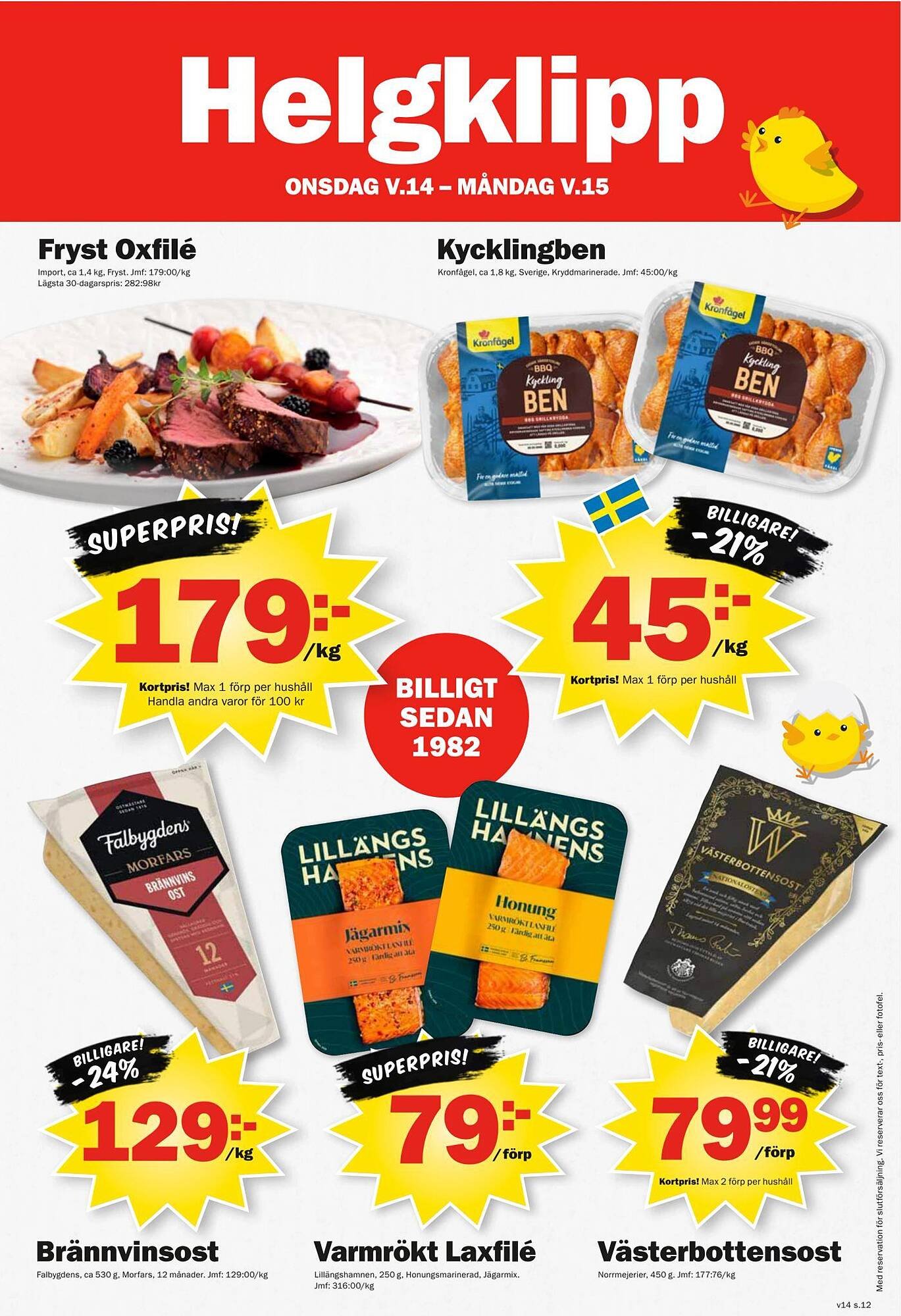 Pekås reklamblad