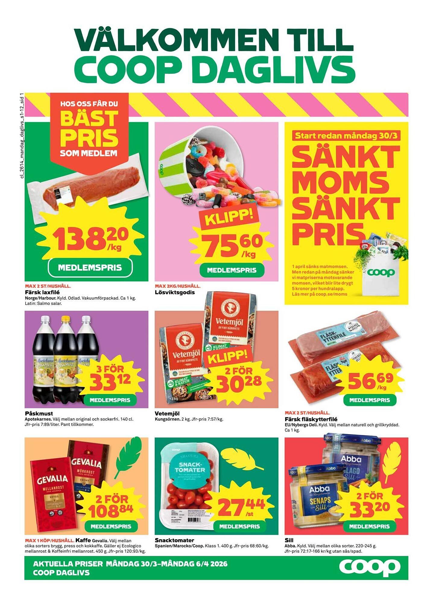 Coop Daglivs reklamblad