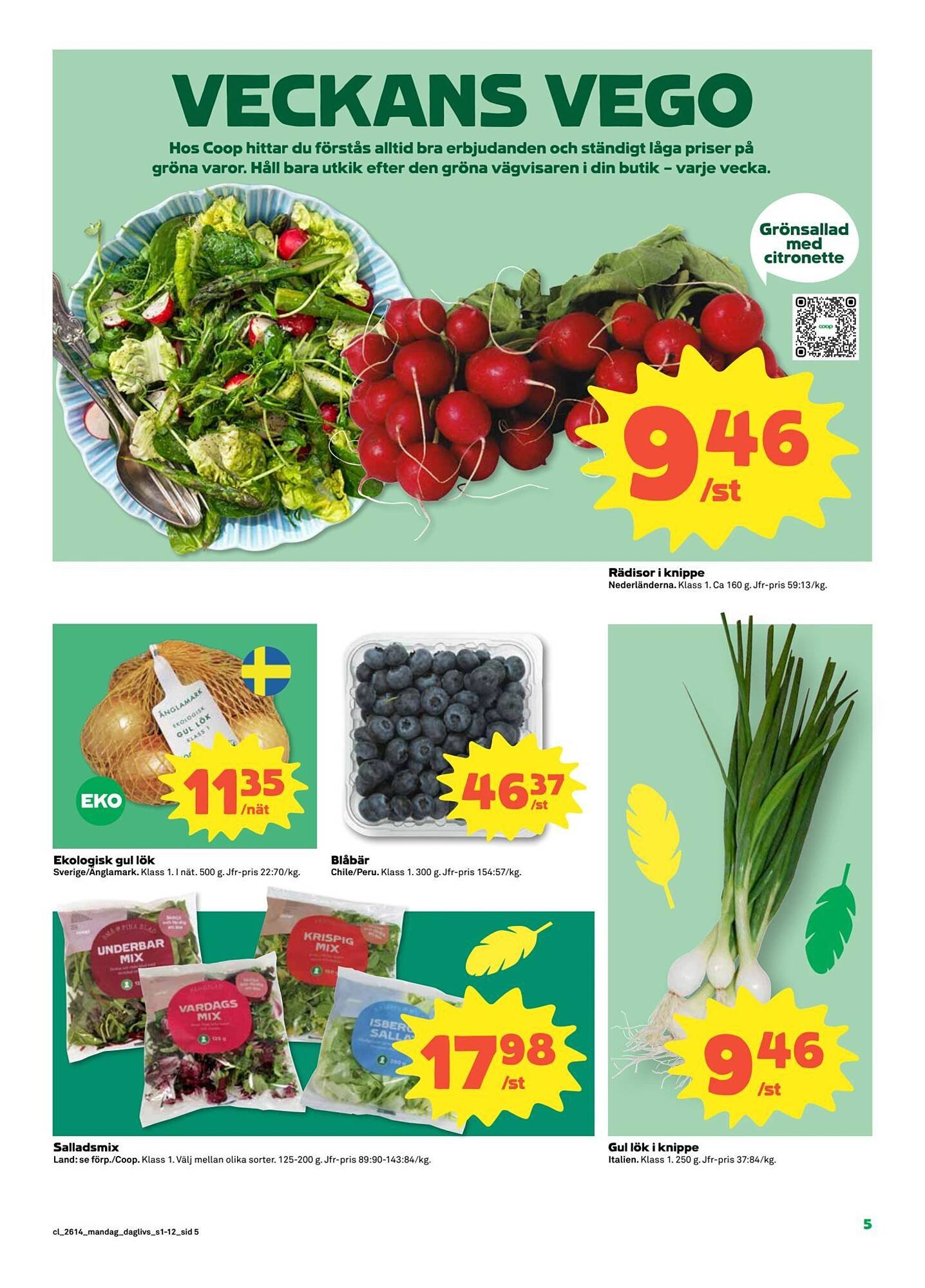 Coop Daglivs reklamblad