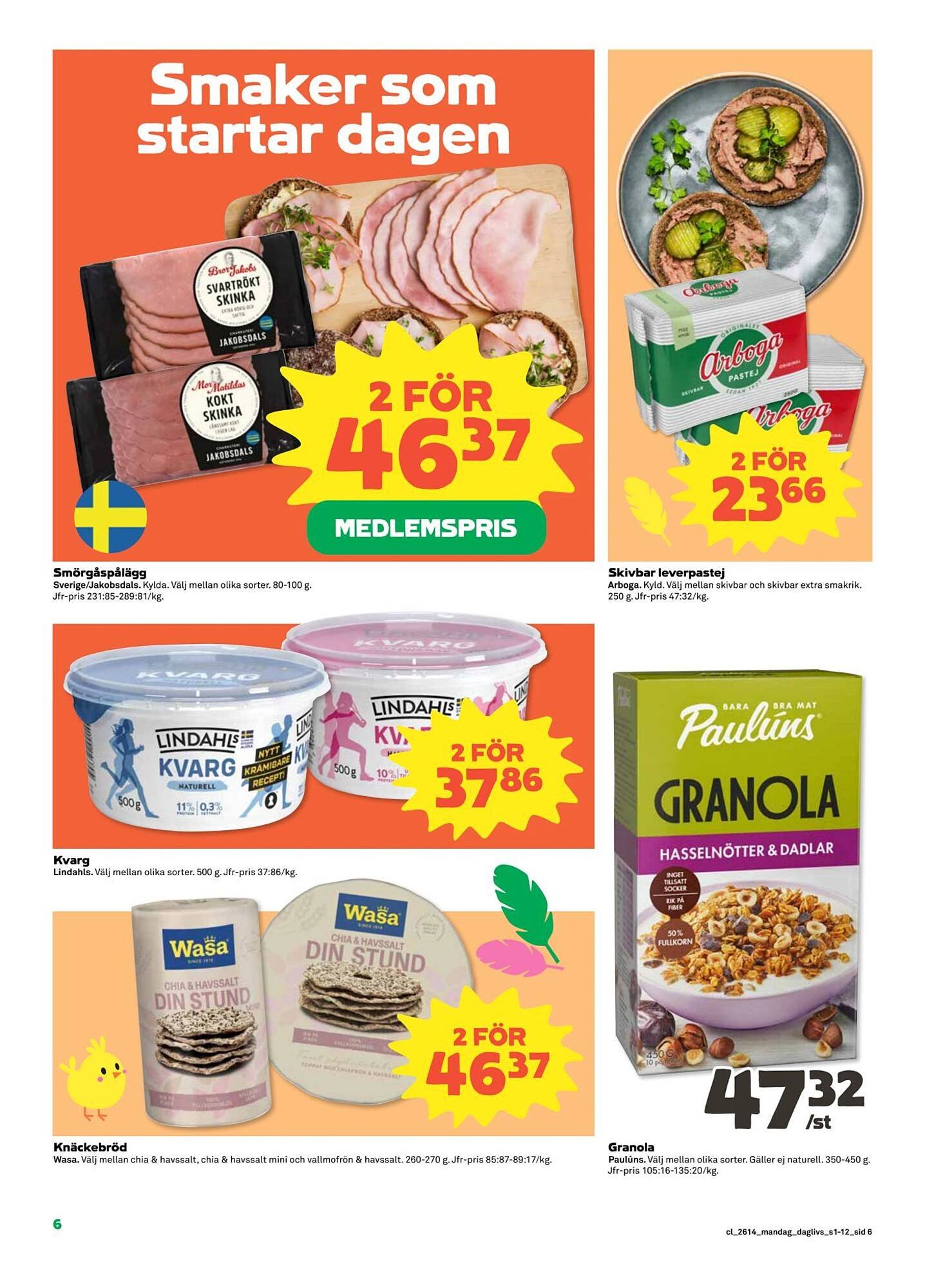 Coop Daglivs reklamblad