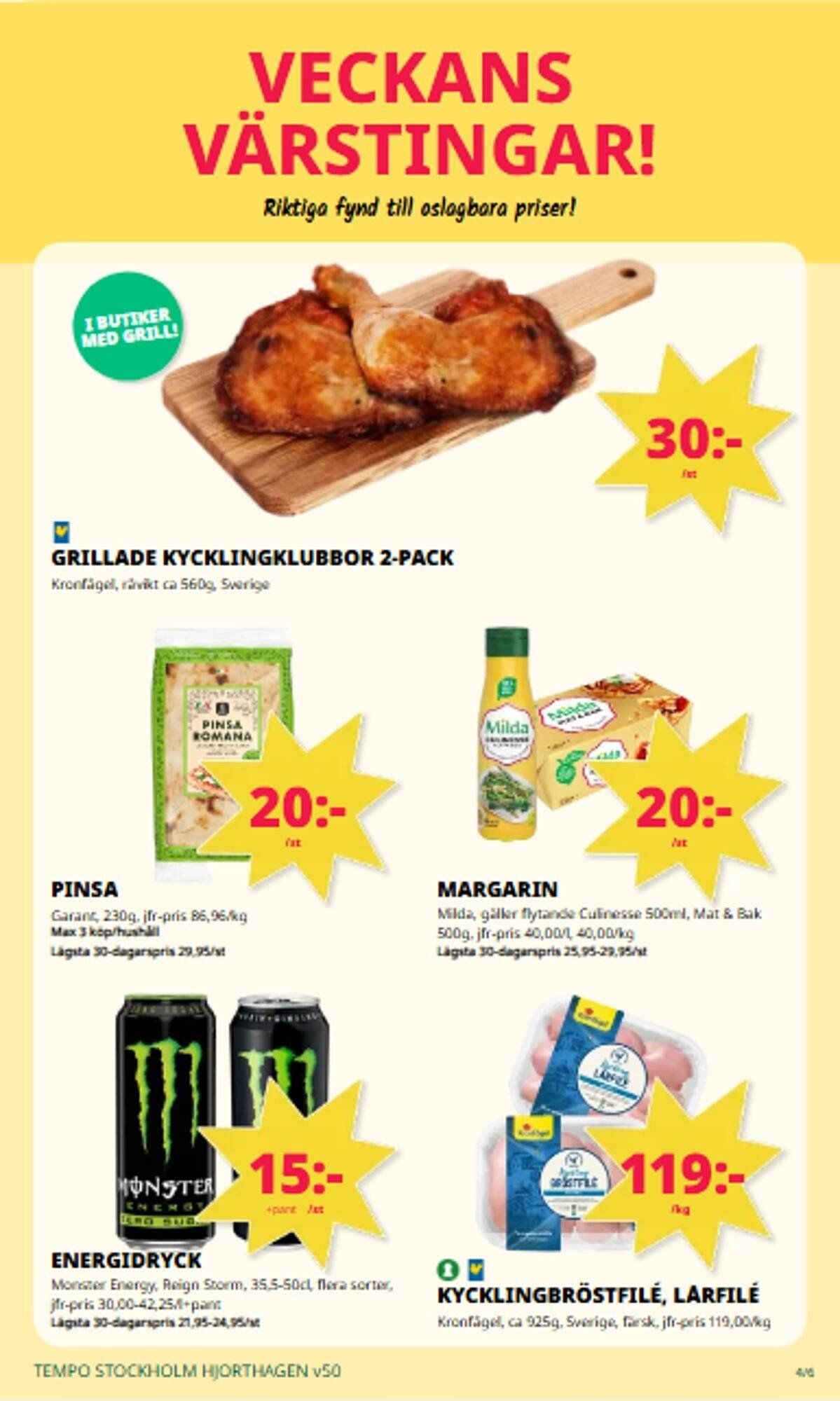 Tempo reklamblad