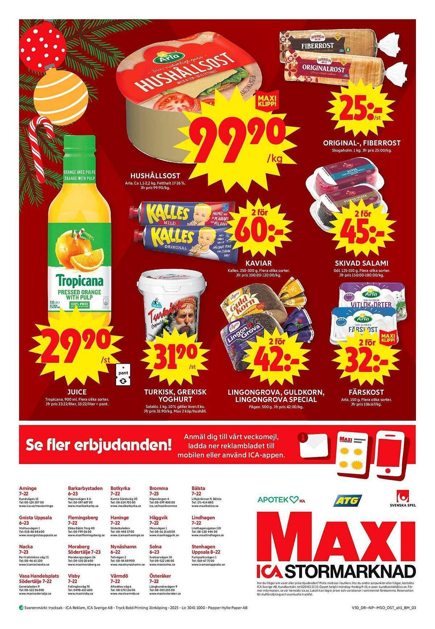 ICA Maxi reklamblad (2025-12-08 - 2025-12-14)