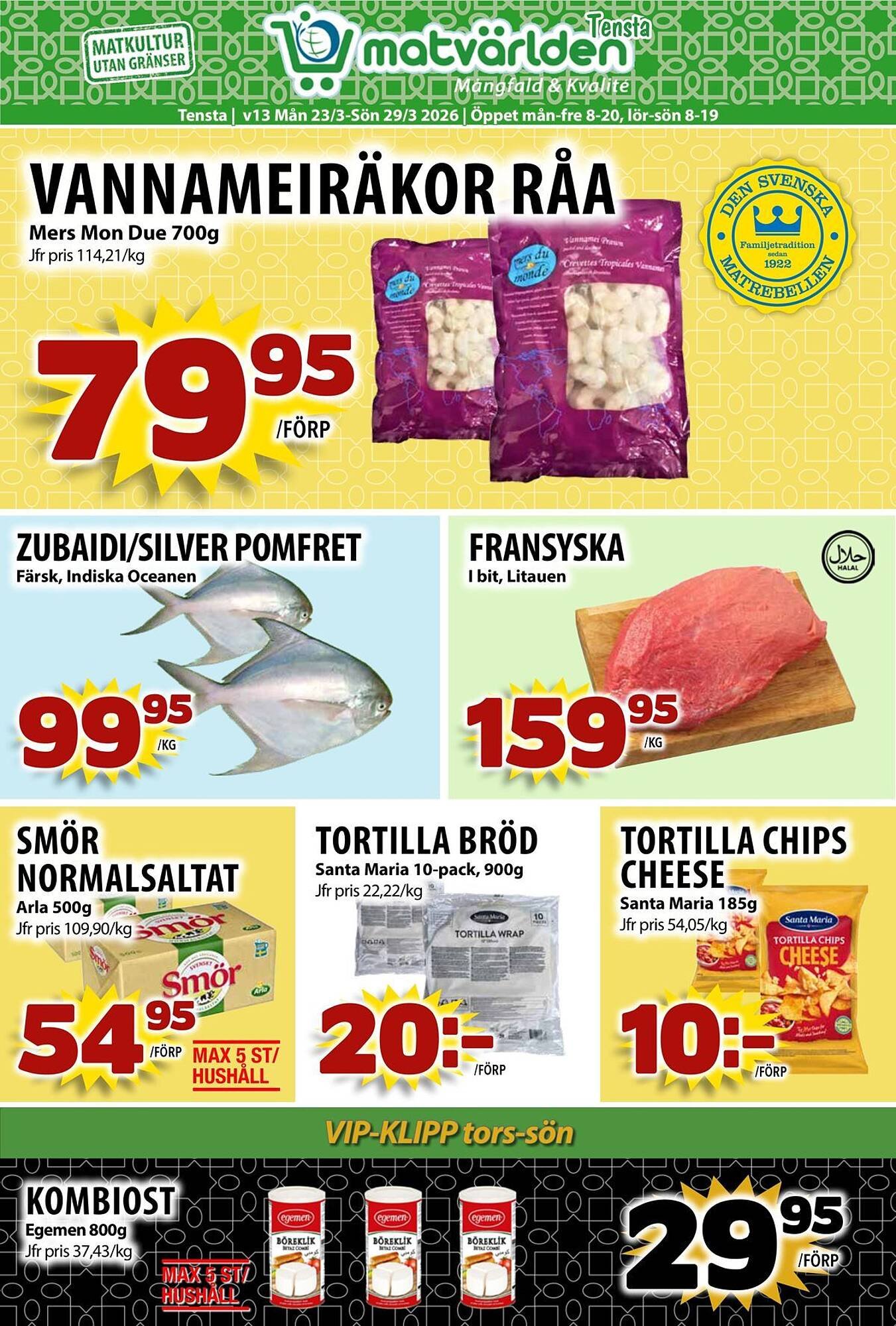 Matvärlden Tensta reklamblad