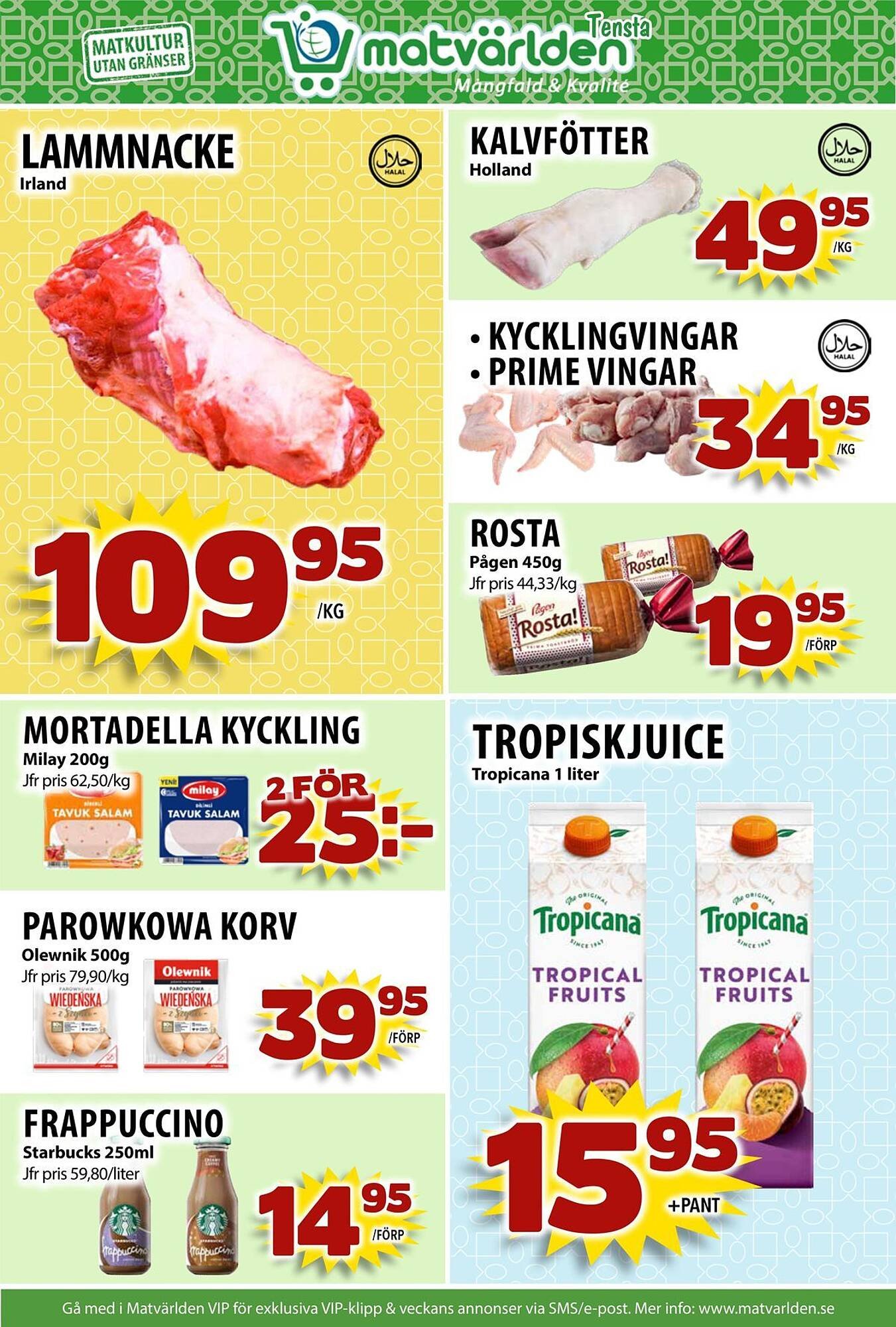 Matvärlden Tensta reklamblad