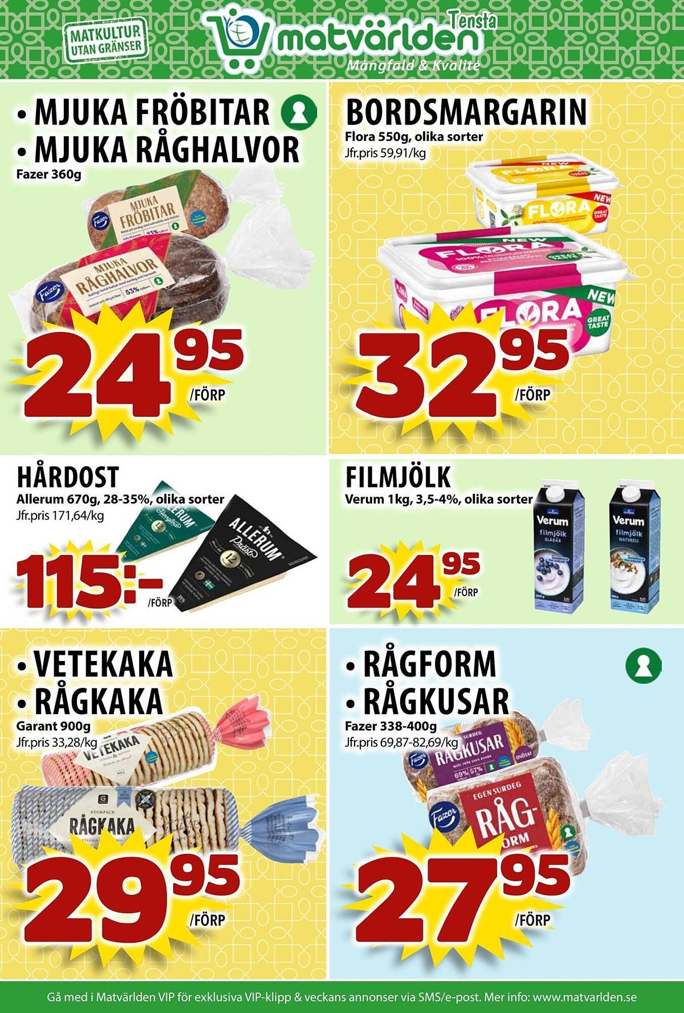 Matvärlden Tensta reklamblad