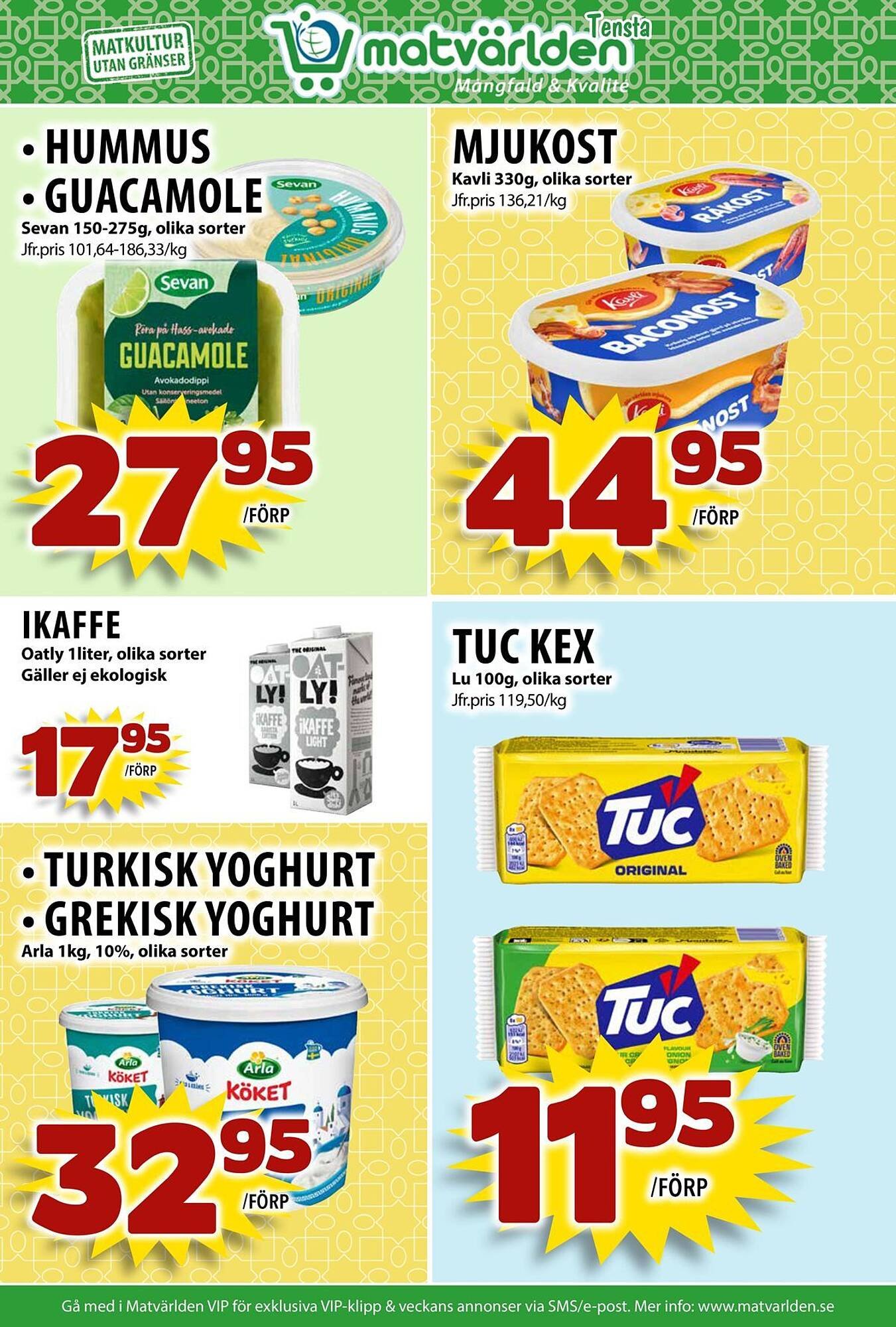 Matvärlden Tensta reklamblad