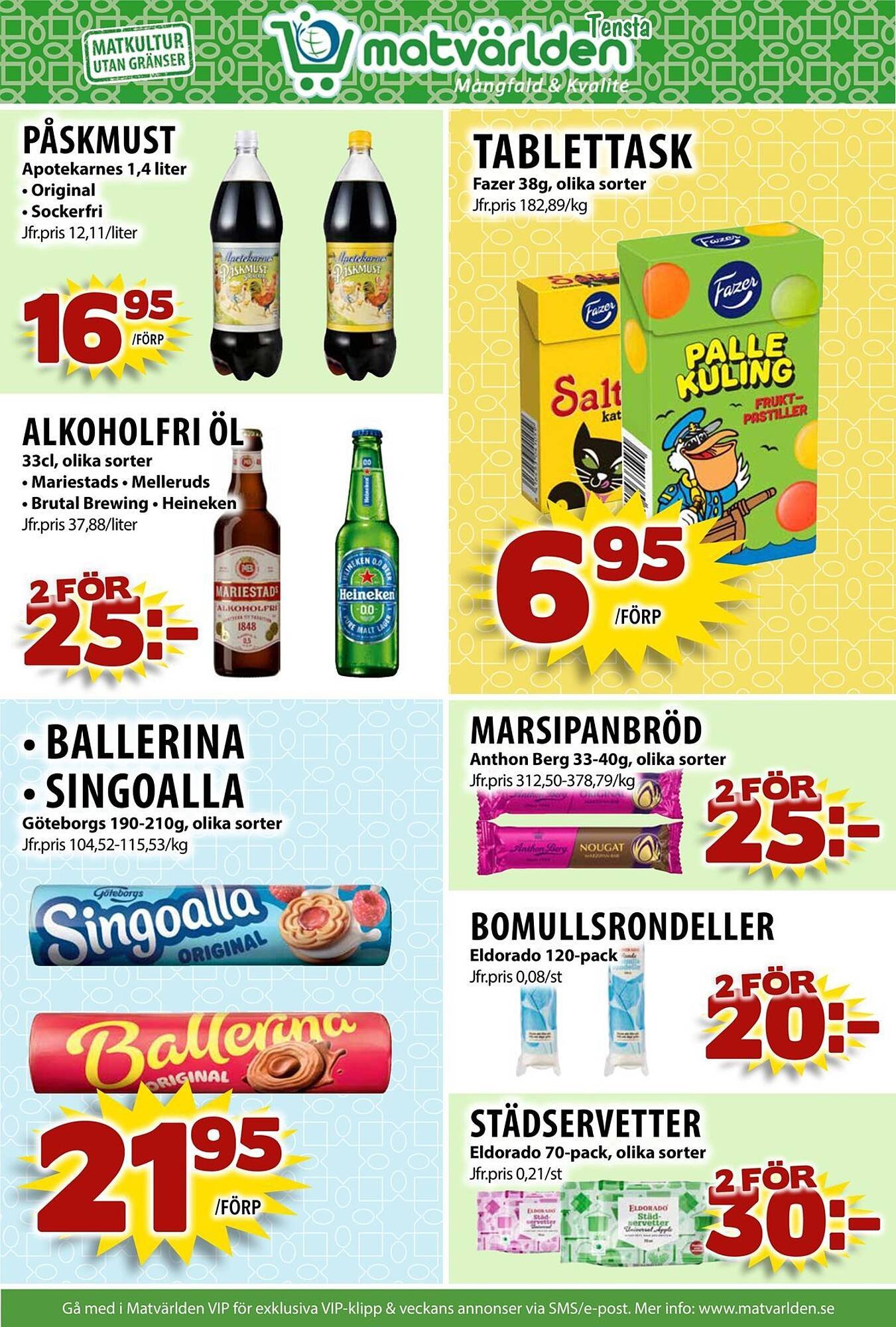 Matvärlden Tensta reklamblad