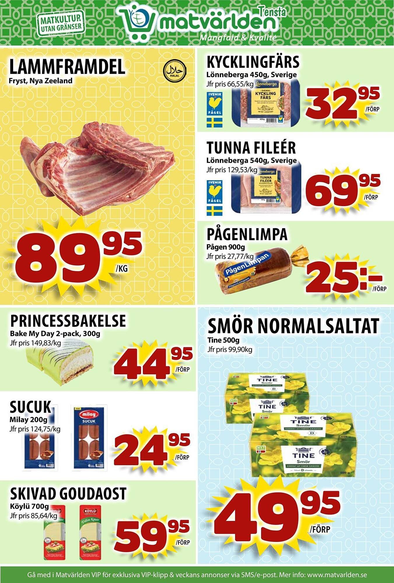 Matvärlden Tensta reklamblad