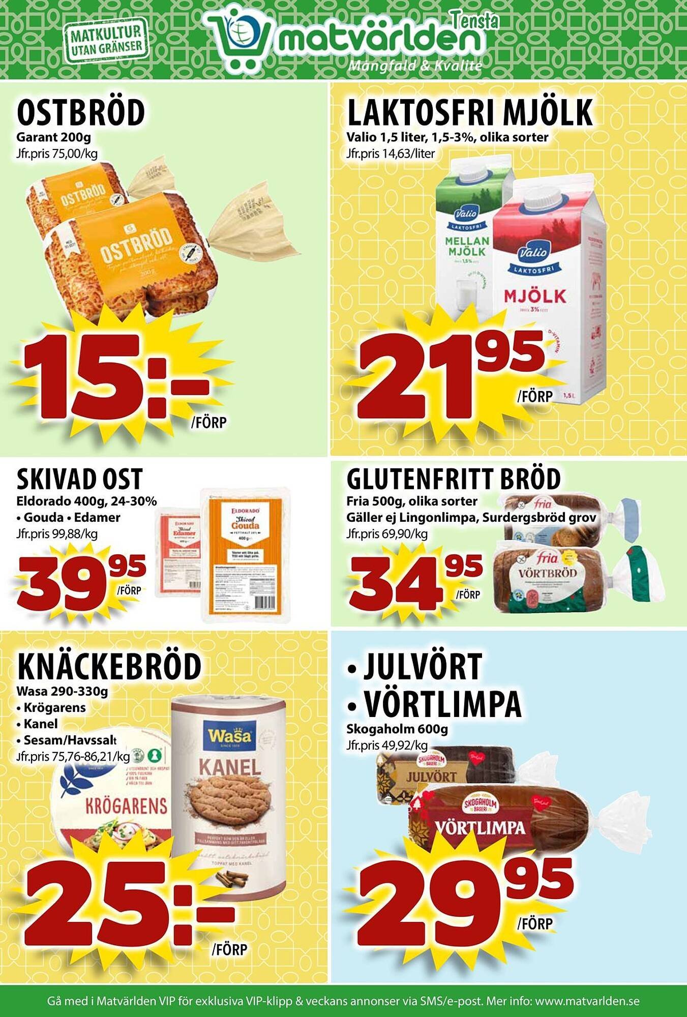 Matvärlden Tensta reklamblad