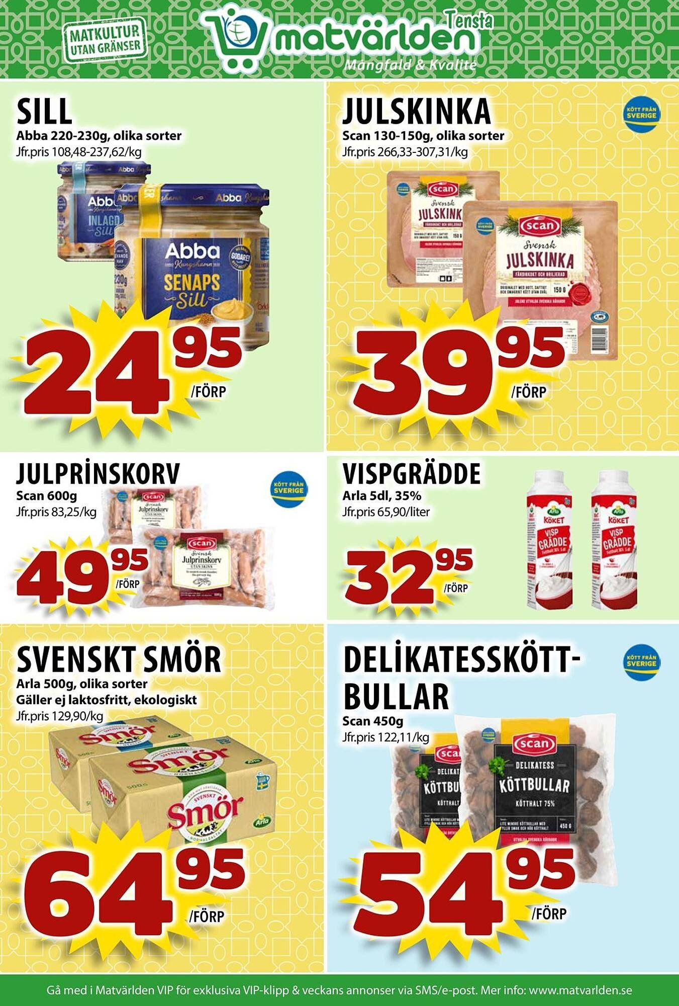 Matvärlden Tensta reklamblad