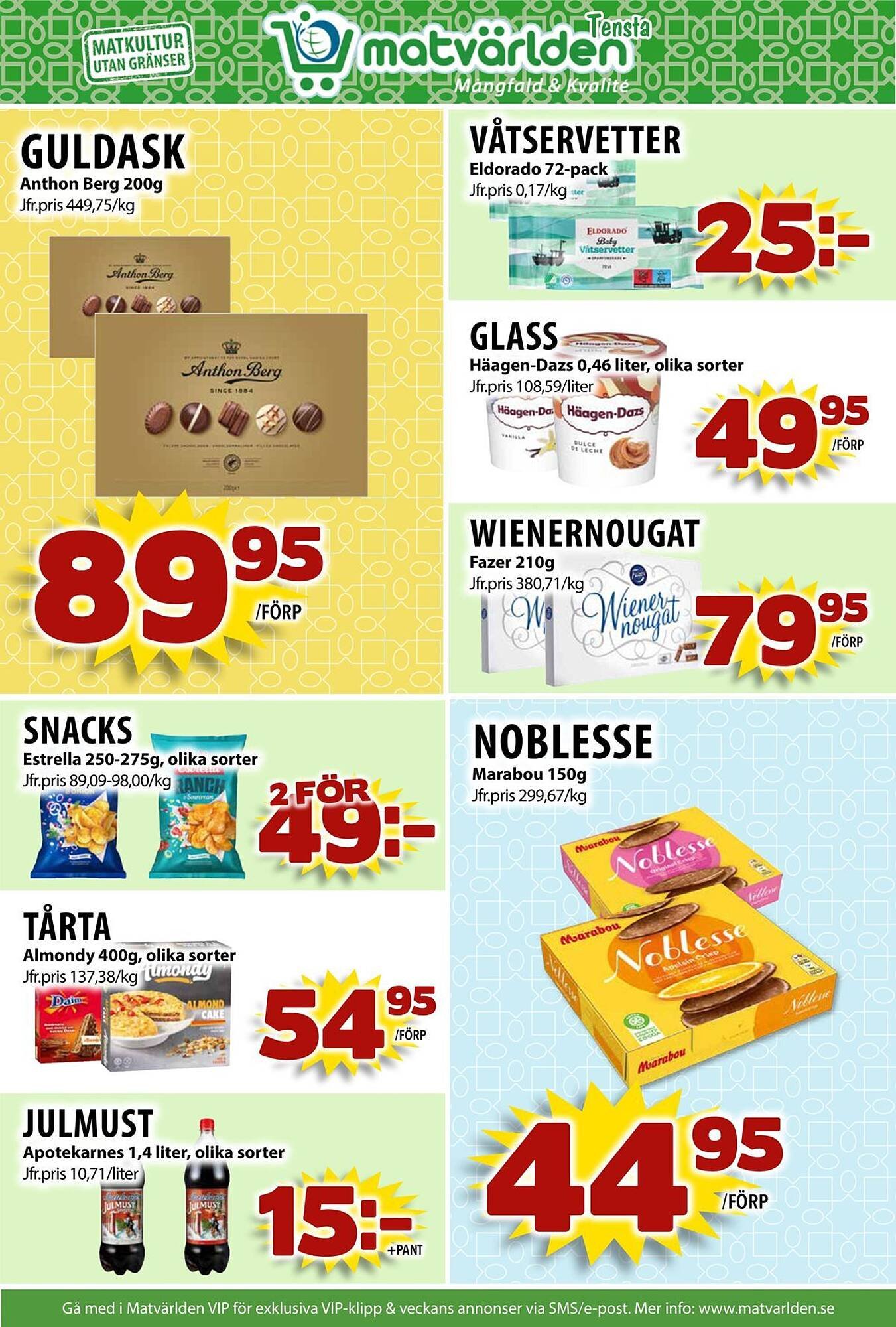 Matvärlden Tensta reklamblad