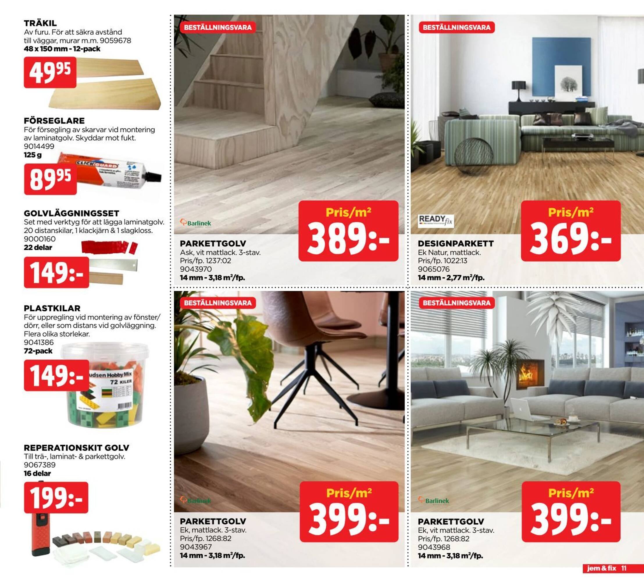 Jem&amp;Fix reklamblad