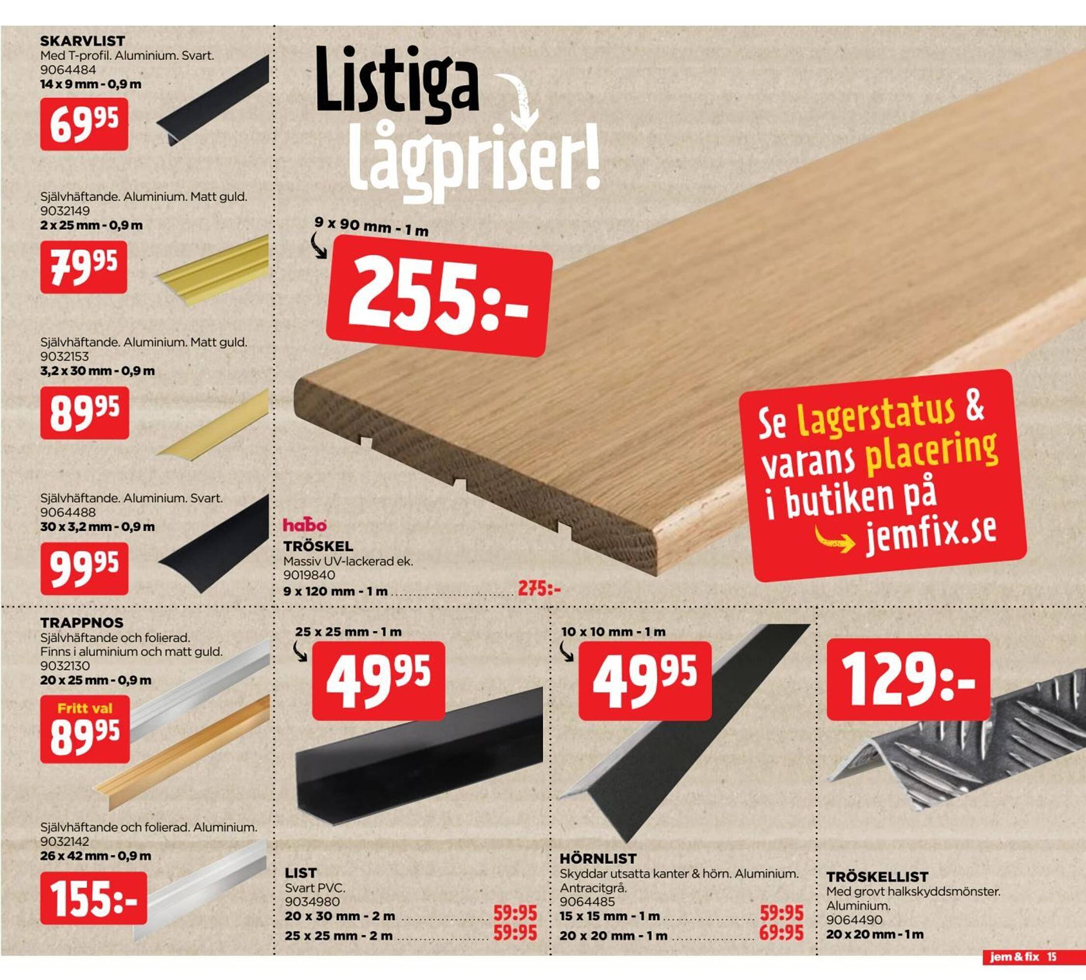 Jem&amp;Fix reklamblad