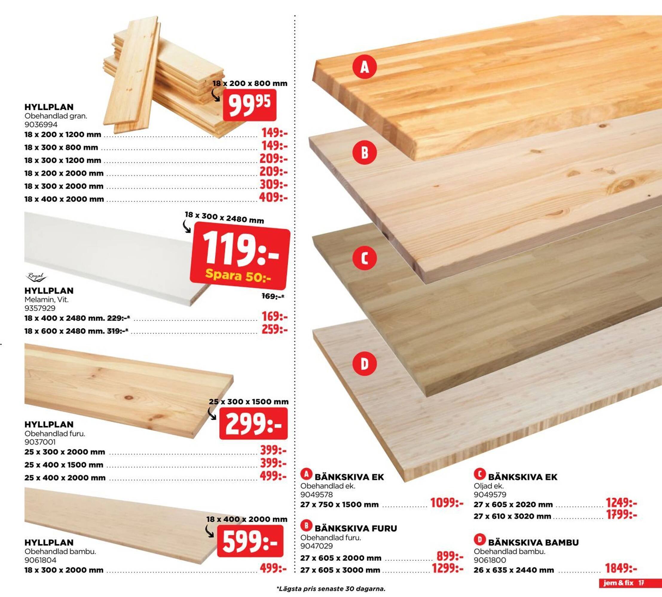 Jem&amp;Fix reklamblad