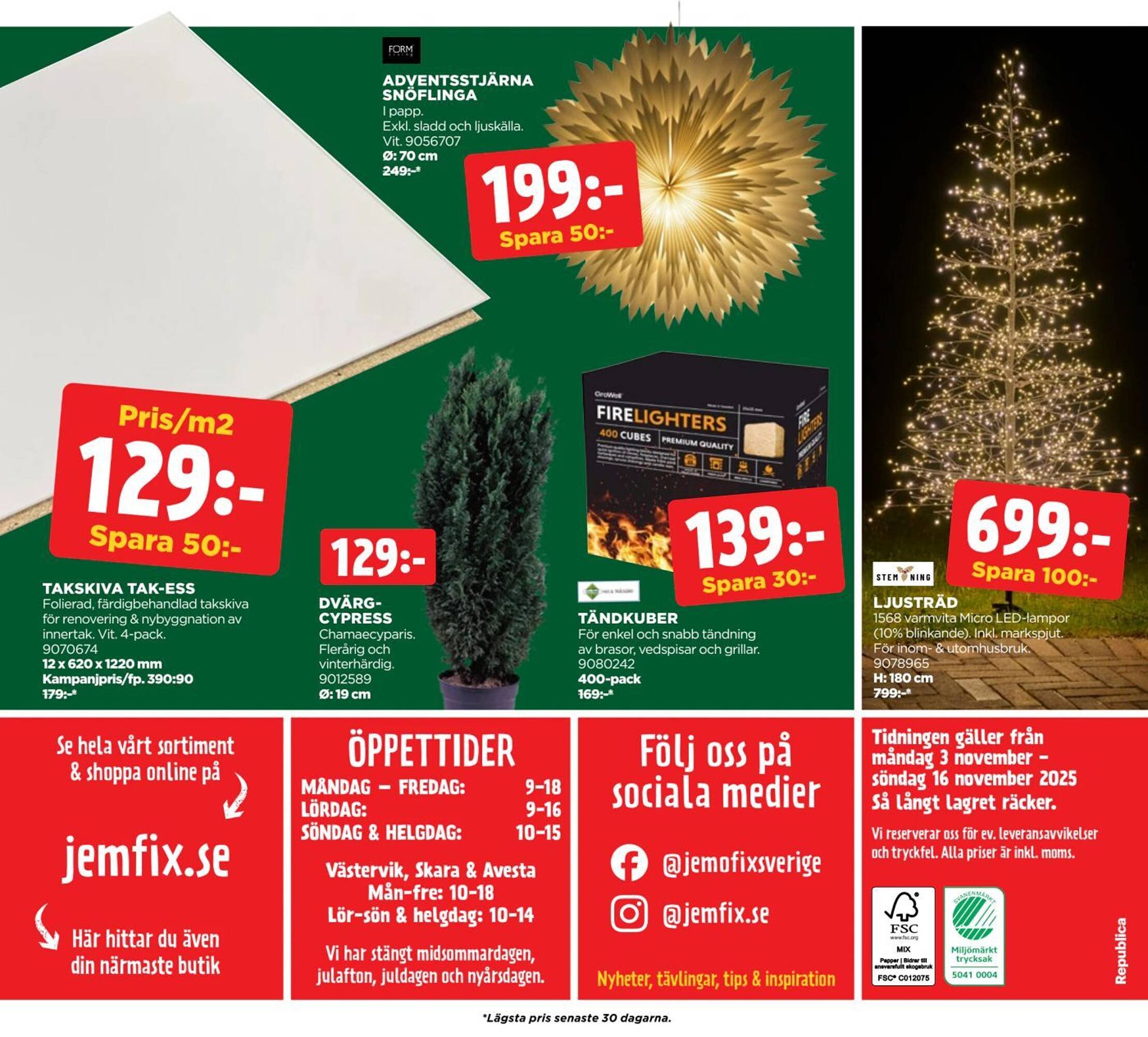 Jem&amp;Fix reklamblad