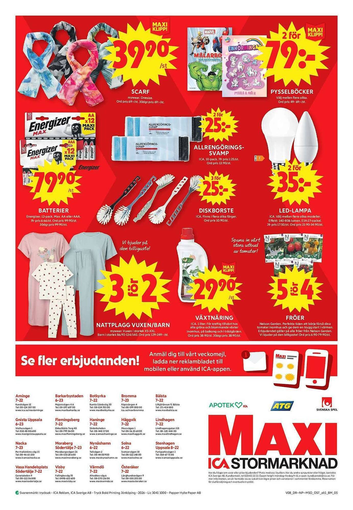 ICA Maxi reklamblad