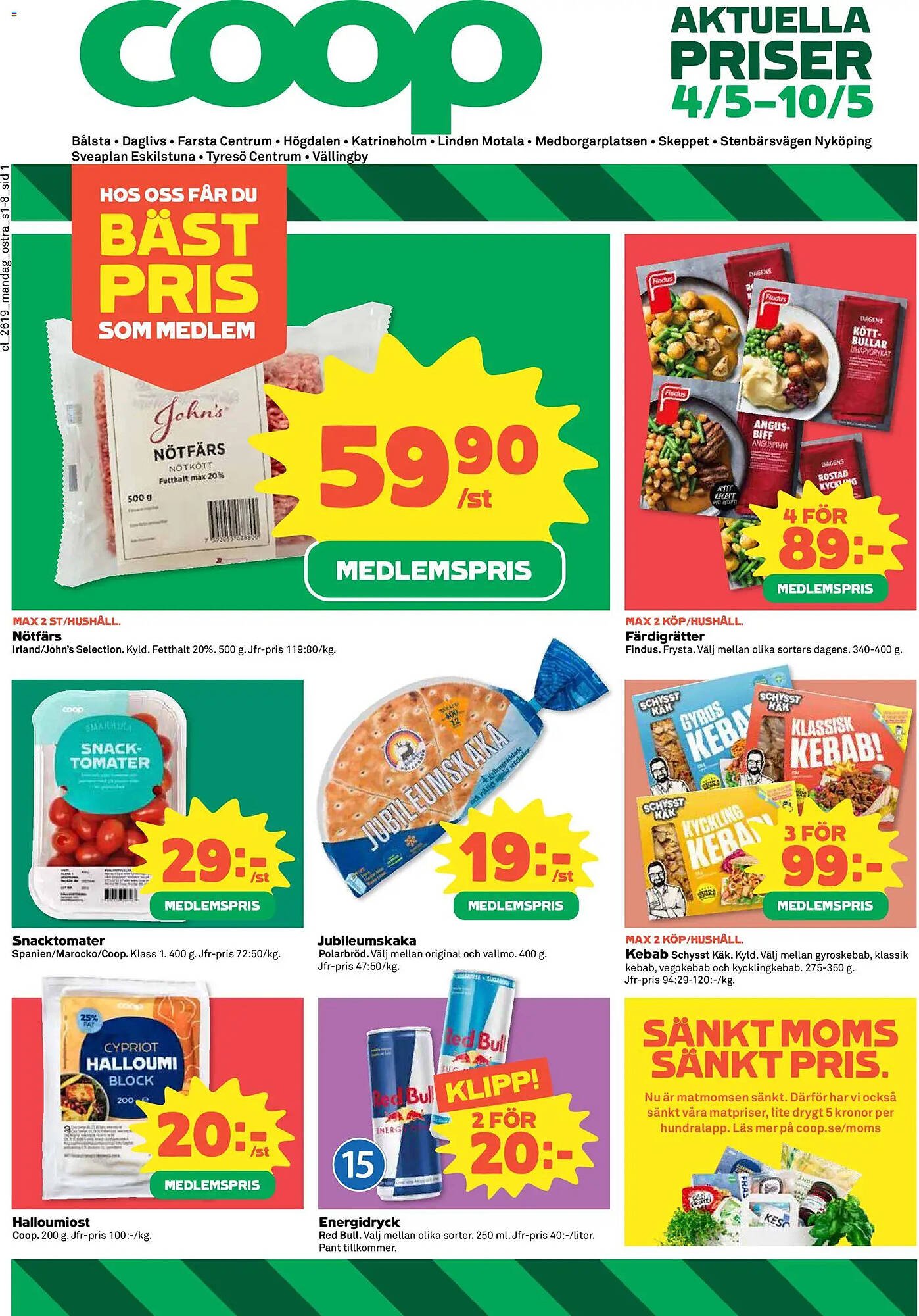 Coop Daglivs reklamblad