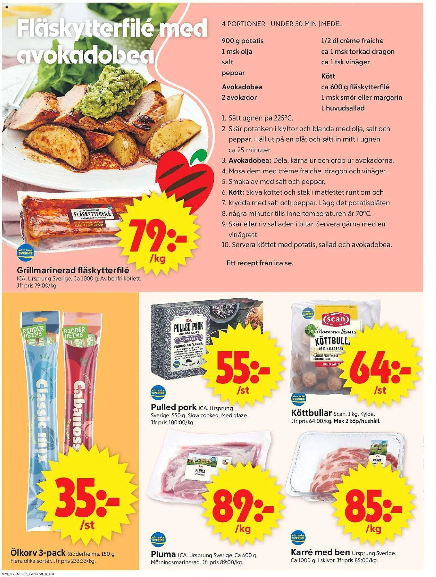 ICA Supermarket reklamblad