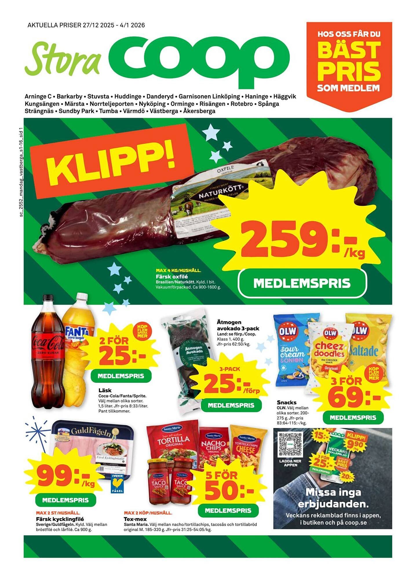Stora Coop reklamblad (2025-12-27 - 2026-01-05)