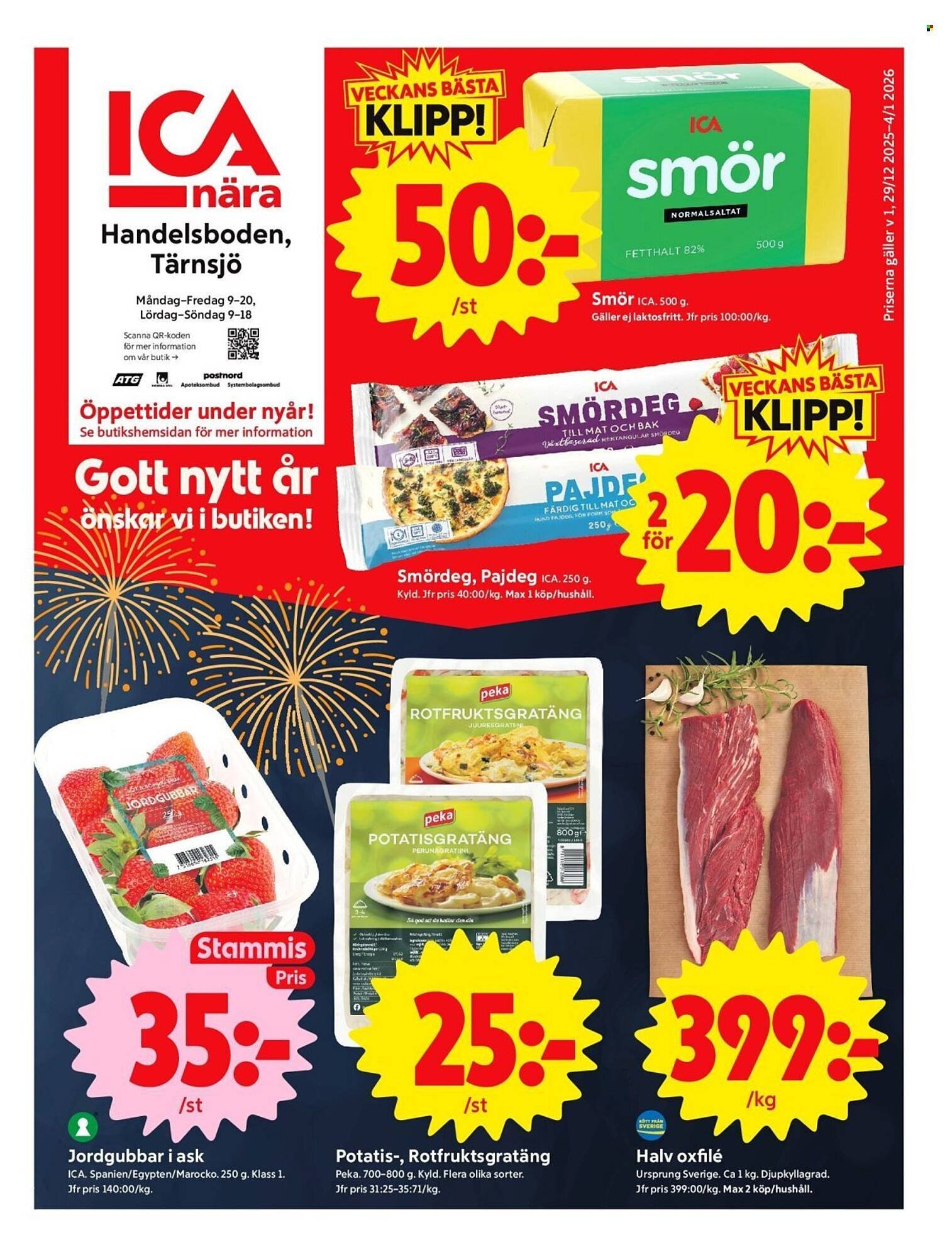 ICA Supermarket reklamblad (2025-12-29 - 2026-01-04)