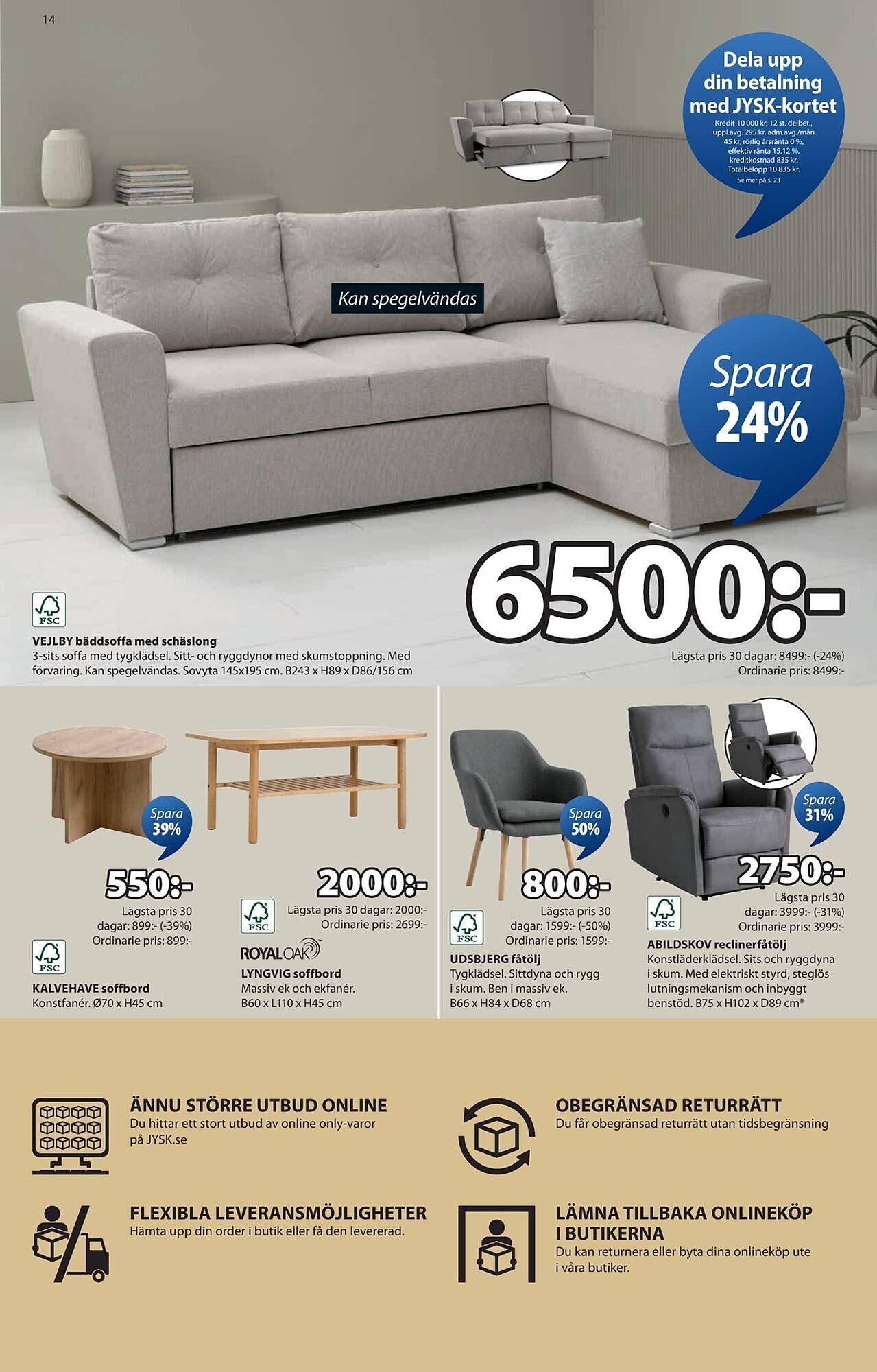 JYSK reklamblad (2025-08-04 - 2025-08-17)