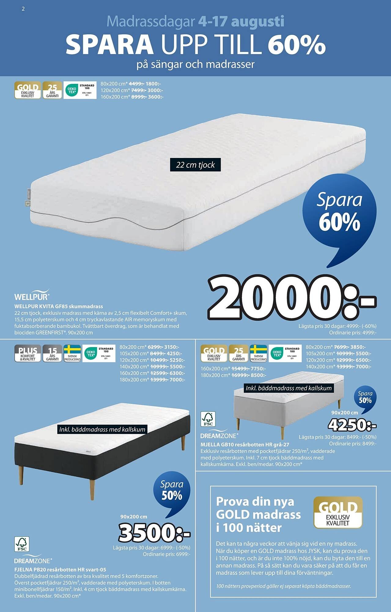 JYSK reklamblad (2025-08-04 - 2025-08-17)