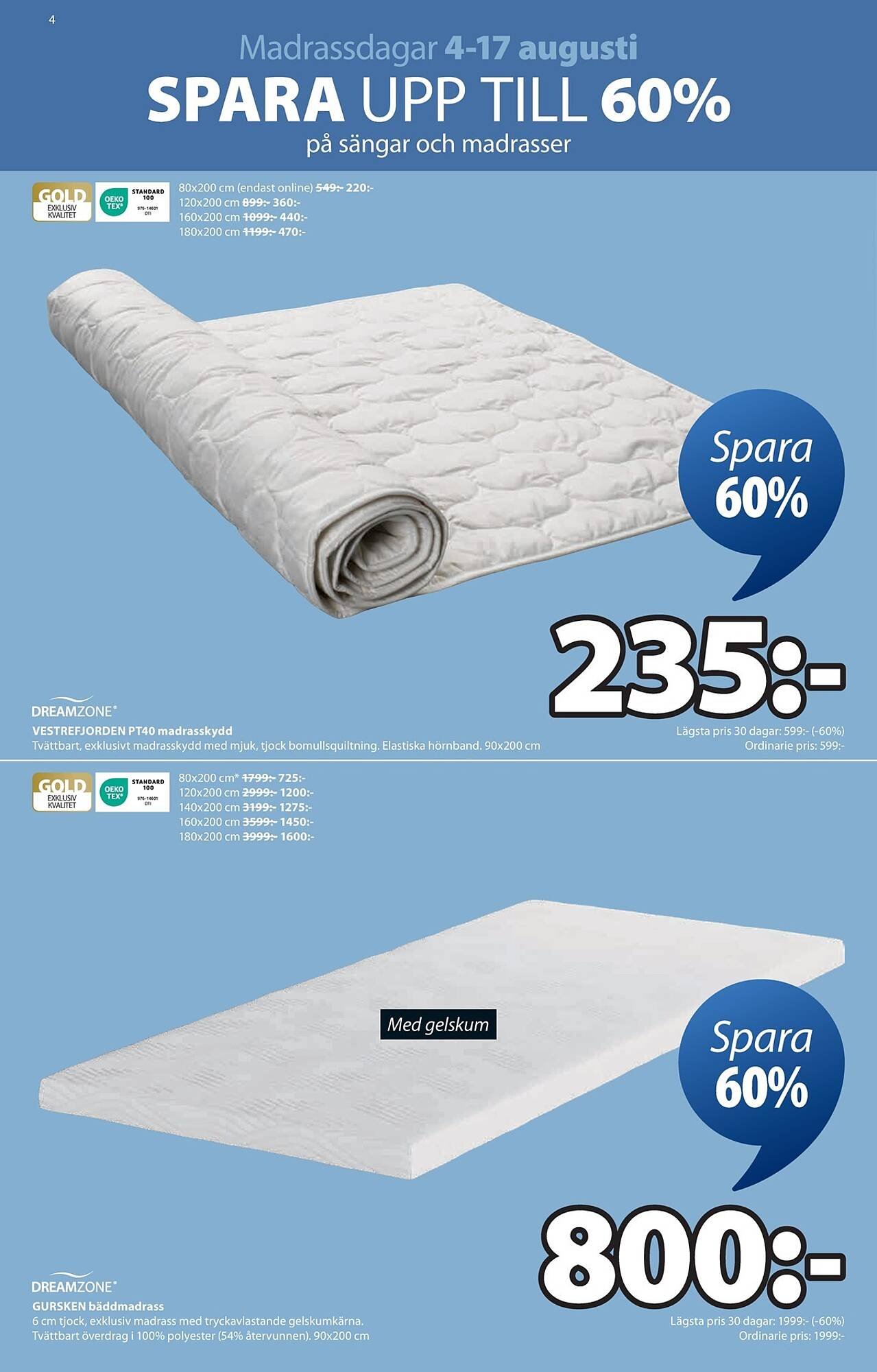 JYSK reklamblad (2025-08-04 - 2025-08-17)