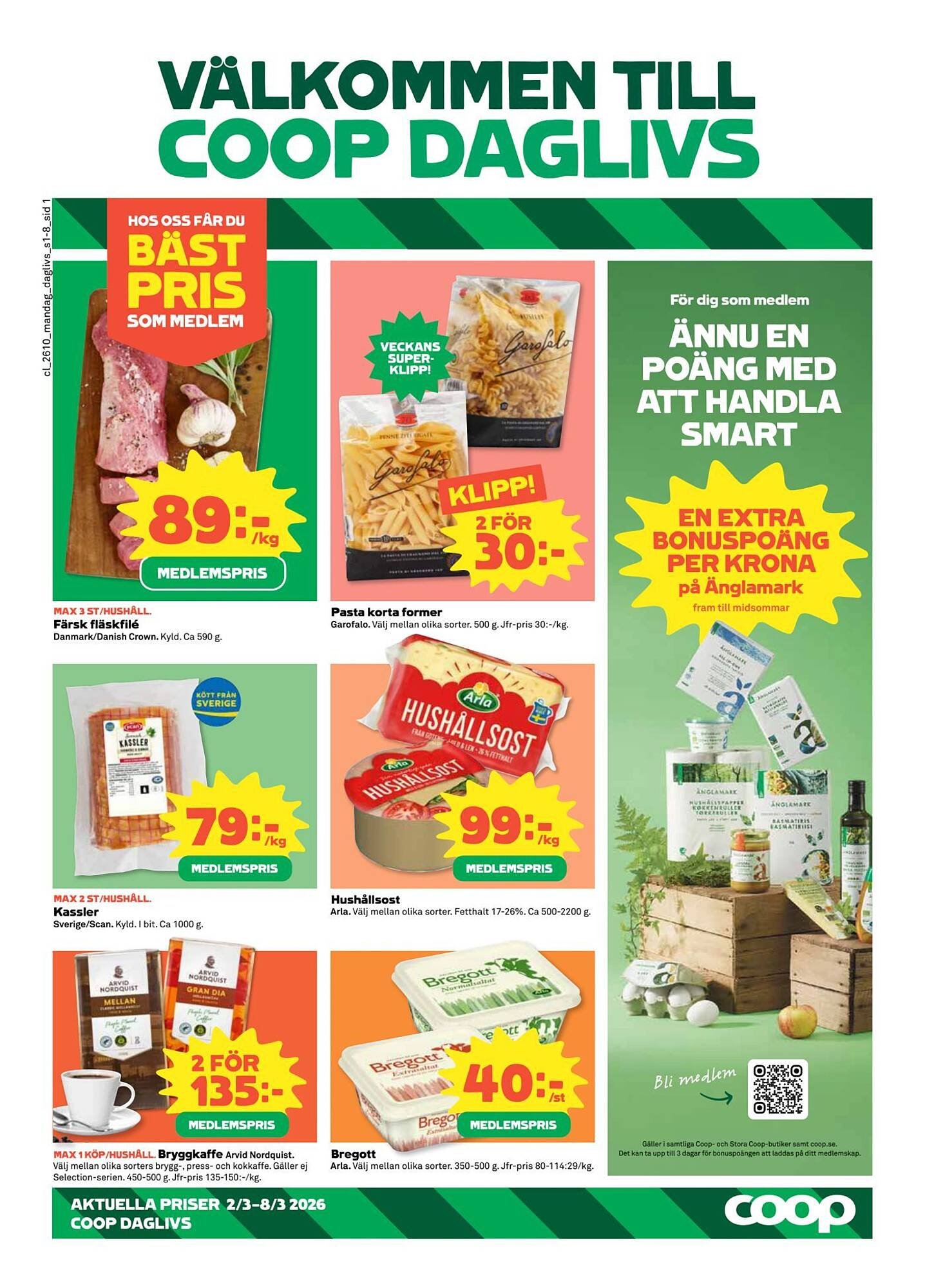 Coop Daglivs reklamblad