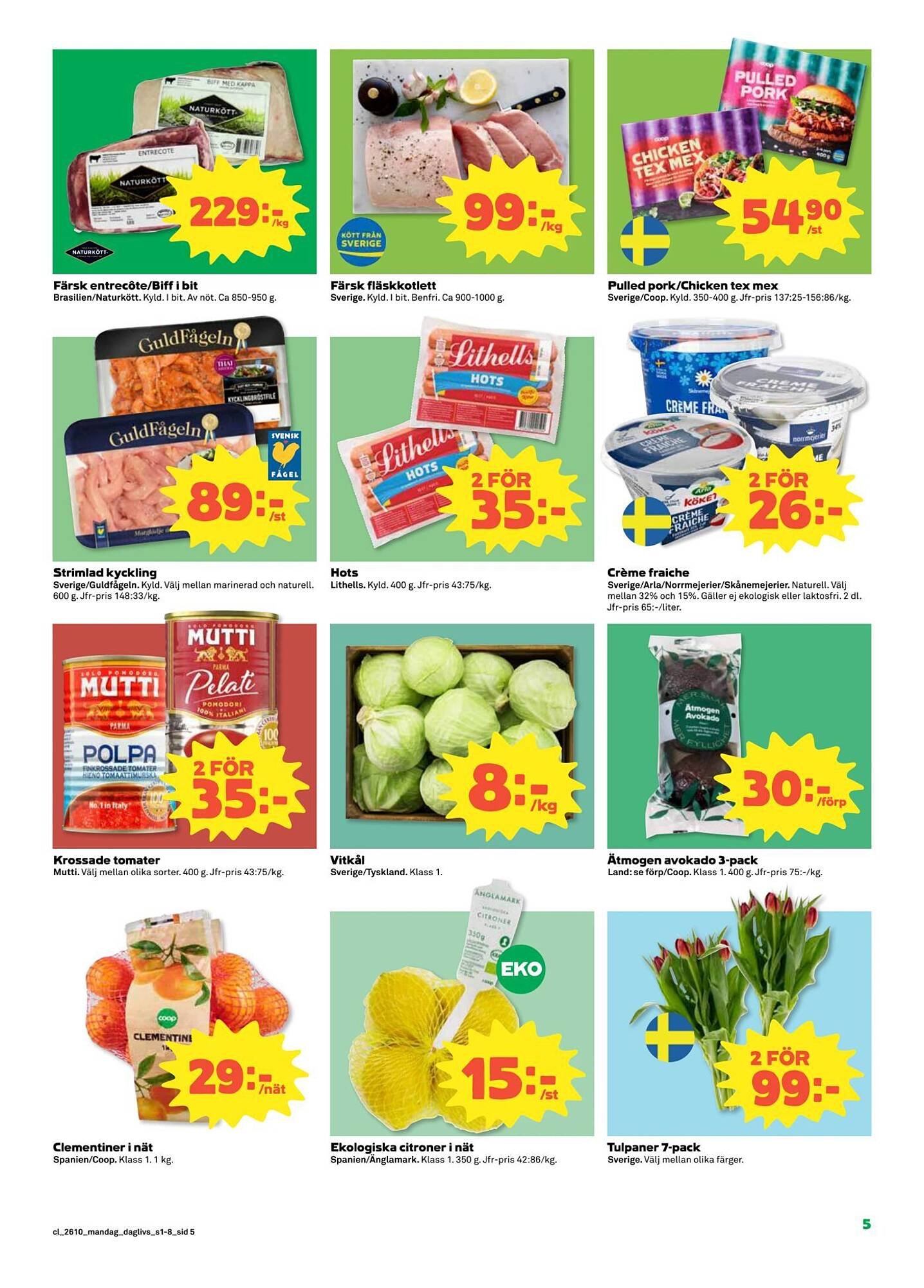 Coop Daglivs reklamblad