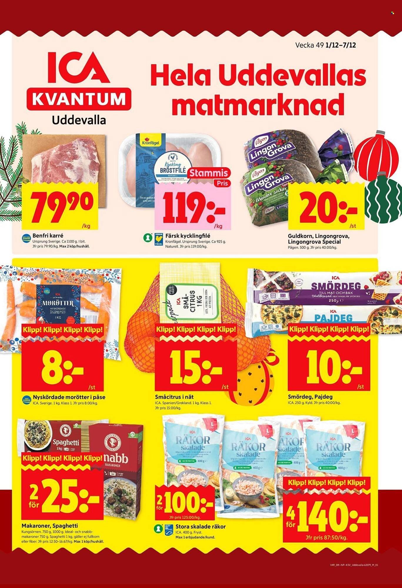 ICA Supermarket reklamblad (2025-12-01 - 2025-12-07)