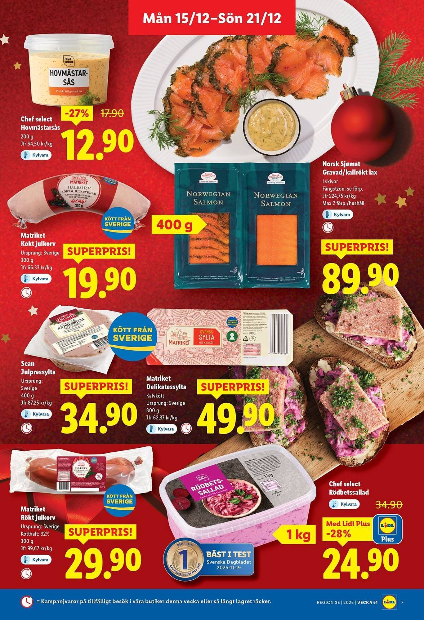 Lidl reklamblad (2025-12-15 - 2025-12-21)