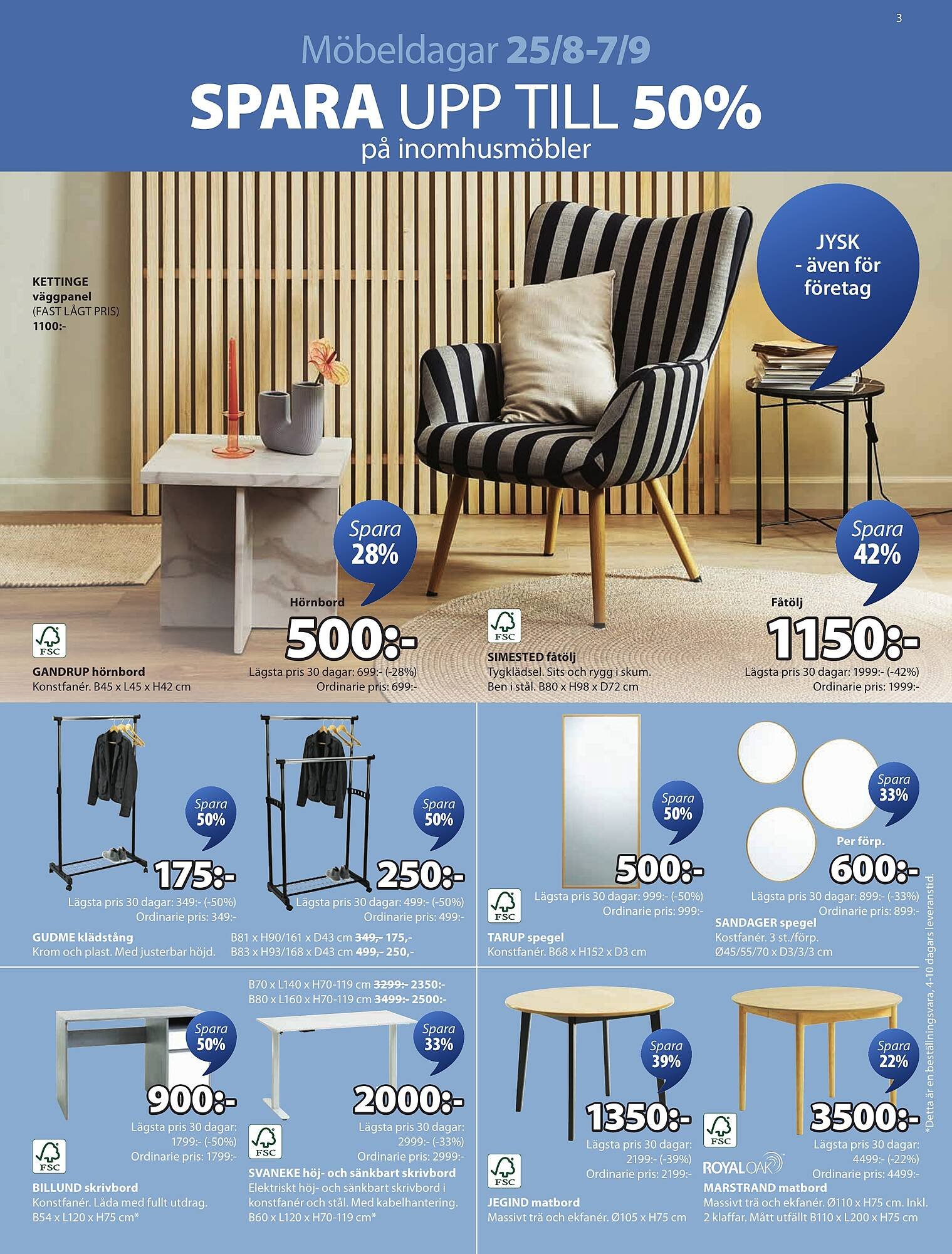 JYSK reklamblad (2025-08-25 - 2025-09-07)