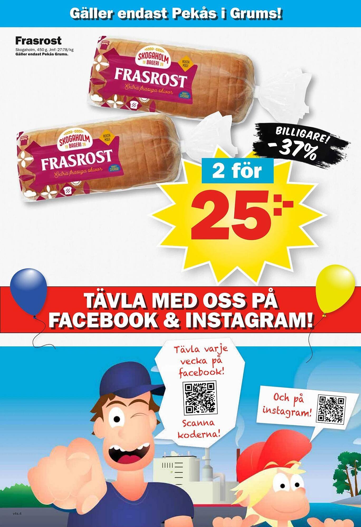 Pekås reklamblad