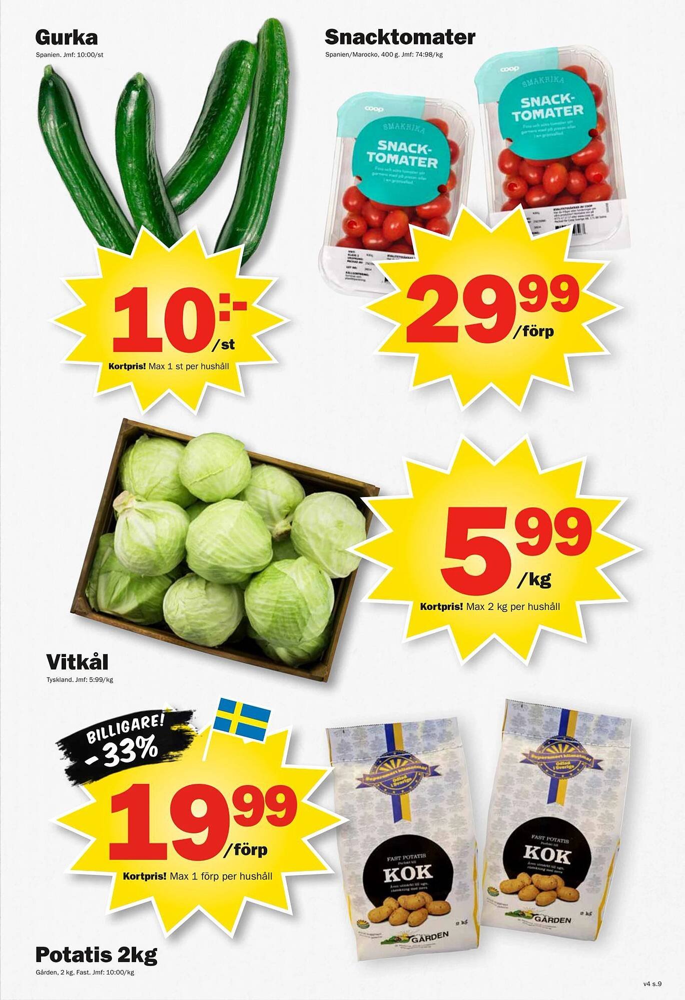Pekås reklamblad