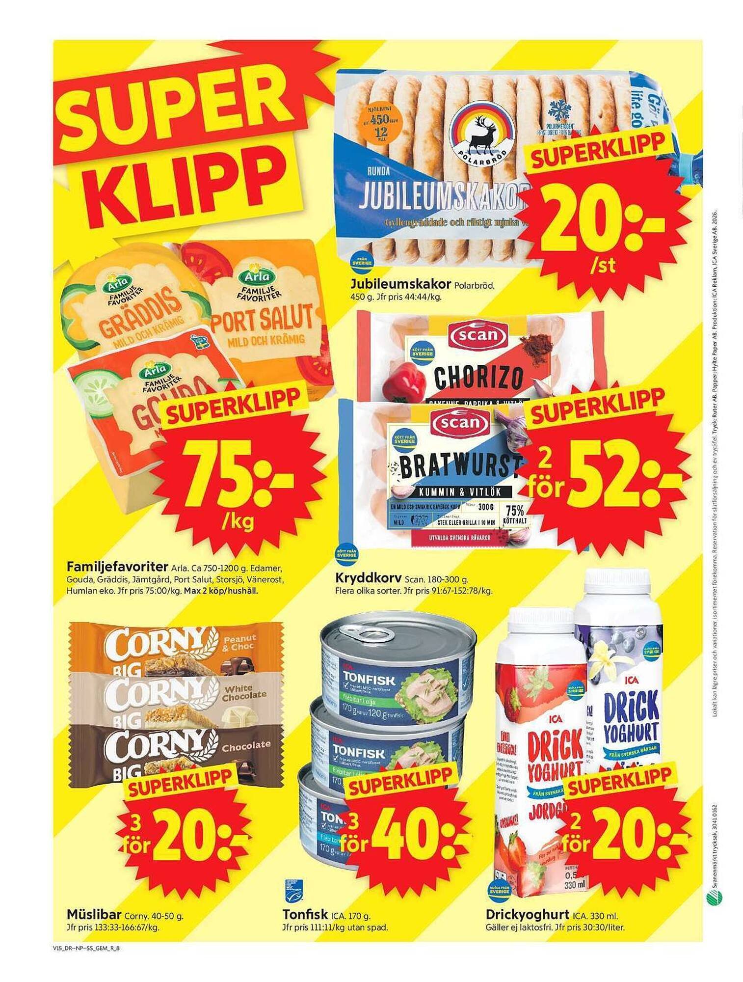 ICA Supermarket reklamblad