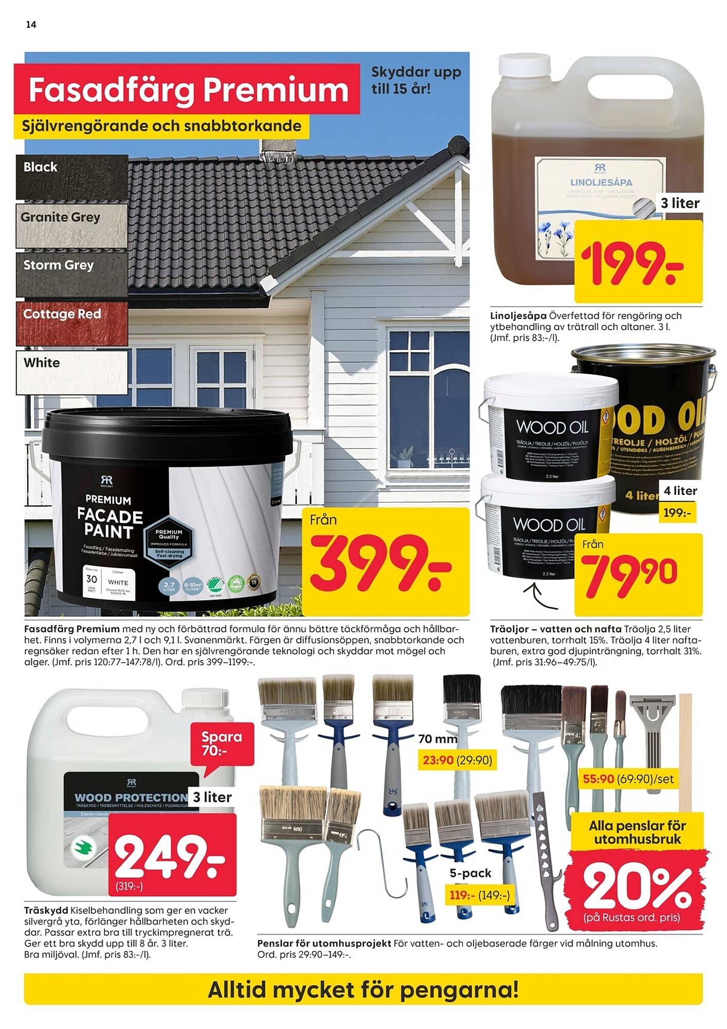 Rusta reklamblad