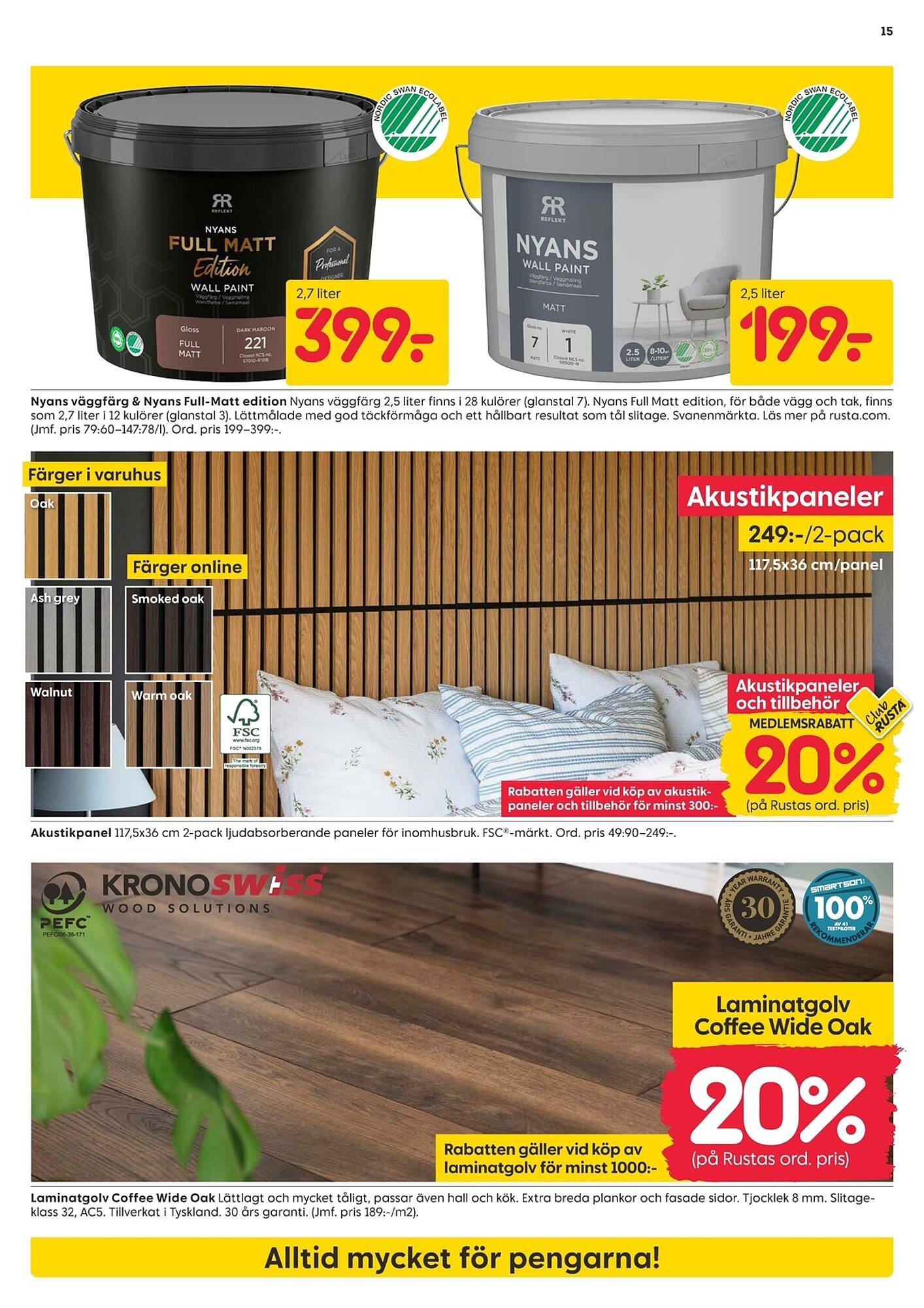 Rusta reklamblad